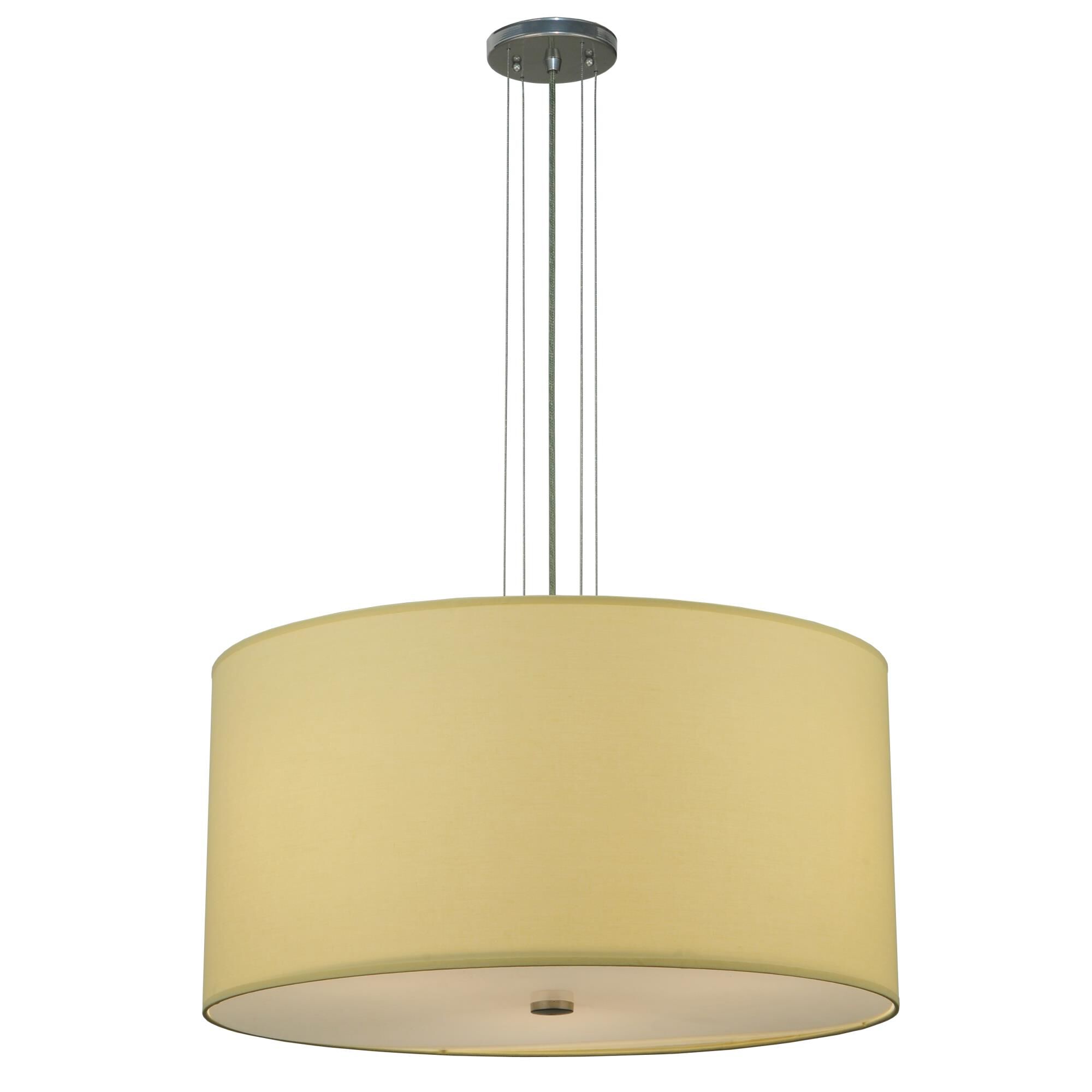 Cilindro Beige 24 Inch Large Pendant by Meyda Lighting