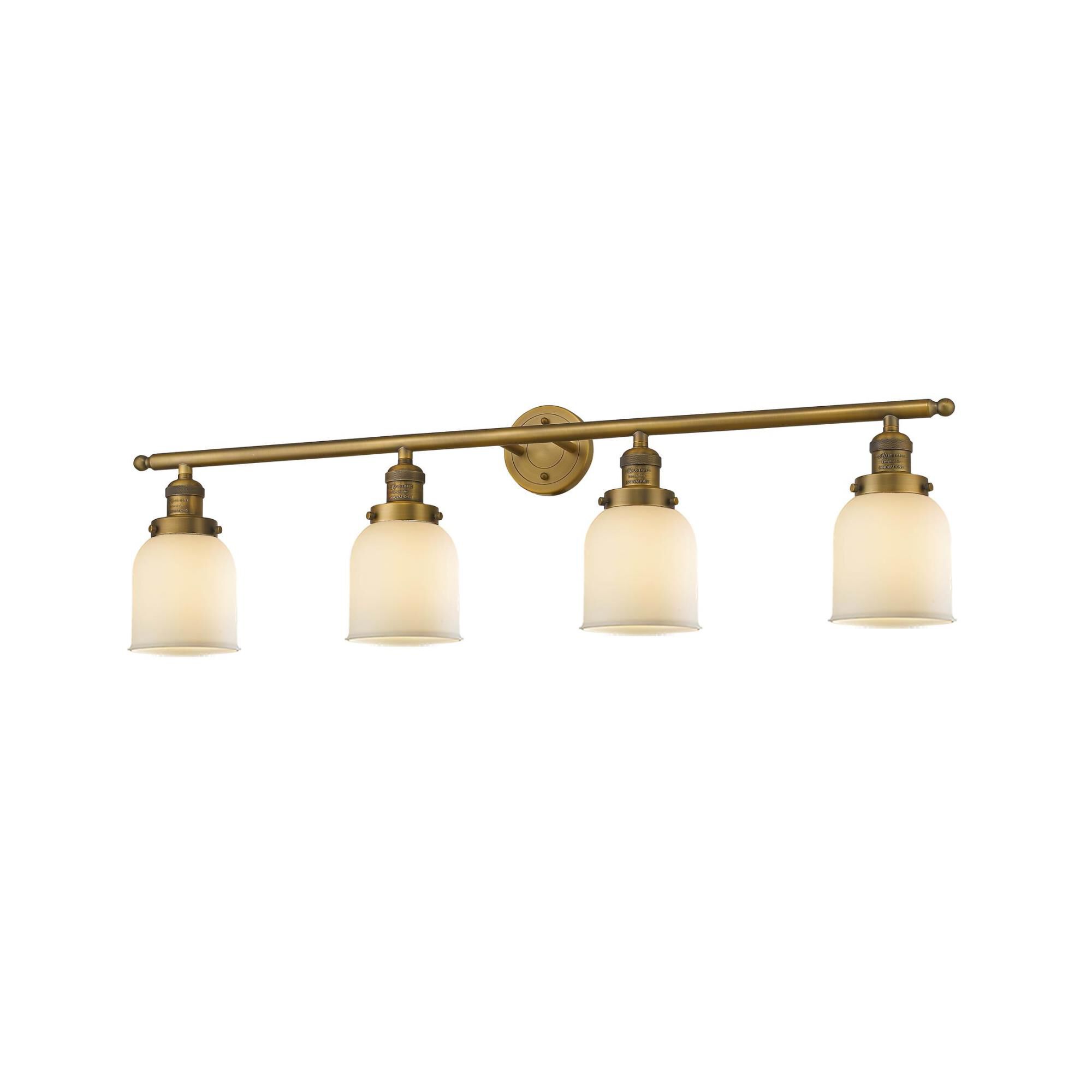 Bruno Marashlian Small Bell 42 Inch 4 Light Bath Vanity Light by Innovations Lighting