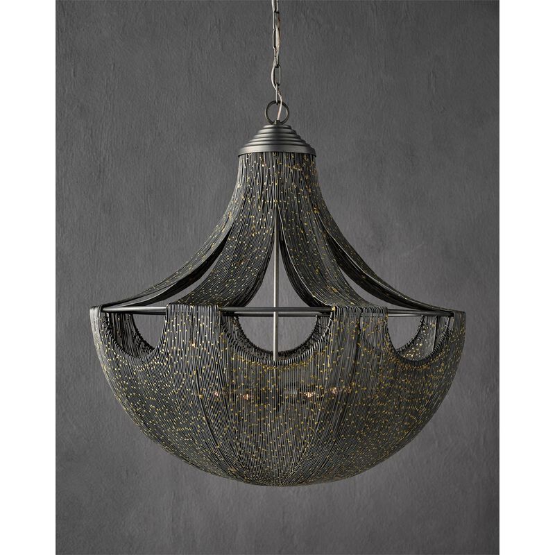 Eduardo 30 Inch Large Pendant by Currey and Company