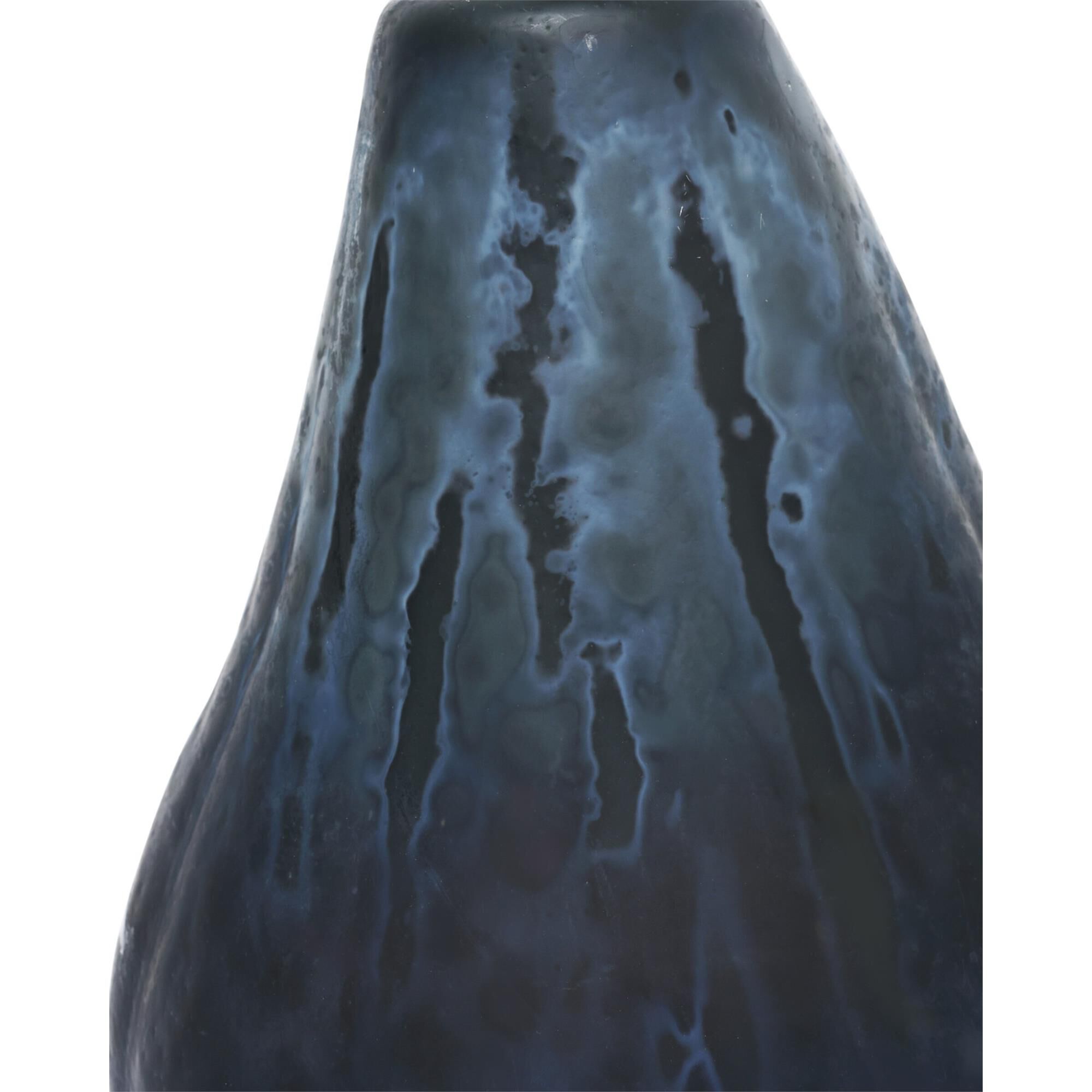 Glass Pear Sculpture Set of 2,