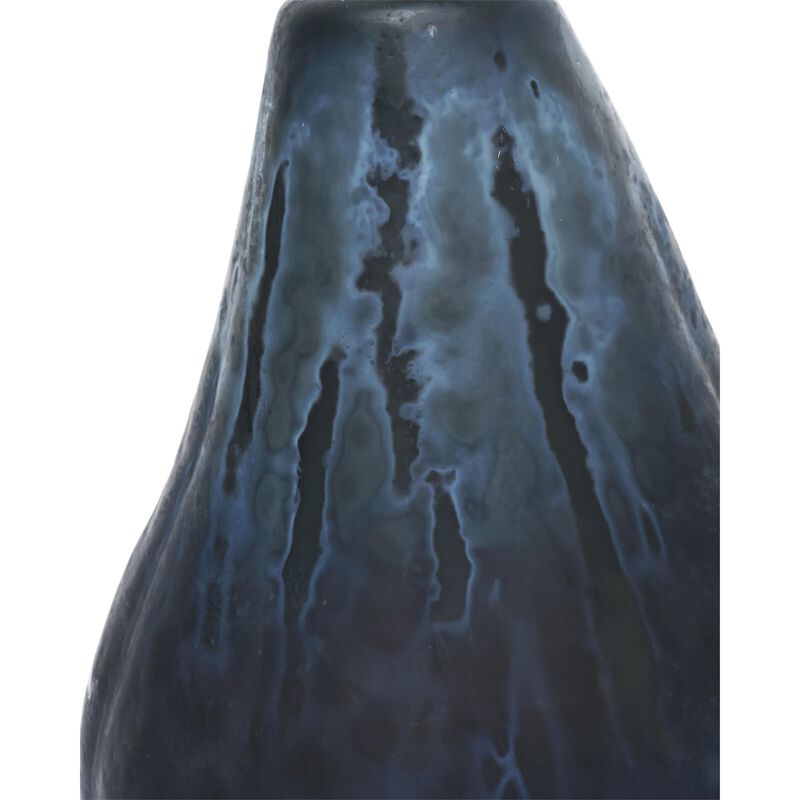 Glass Pear Sculpture Set of 2 by Currey & Company