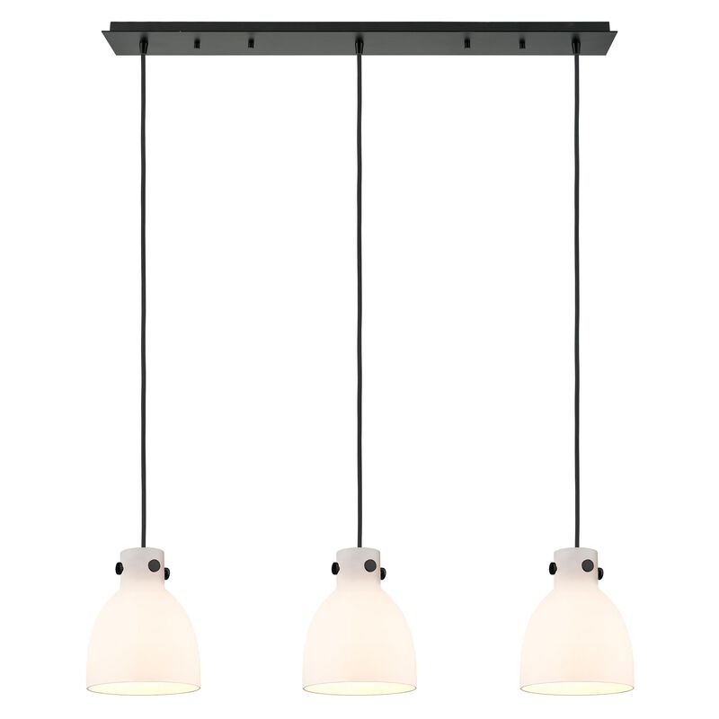 Bruno Marashlian Newton Bell 39 Inch 3 Light Linear Suspension Light by Innovations Lighting