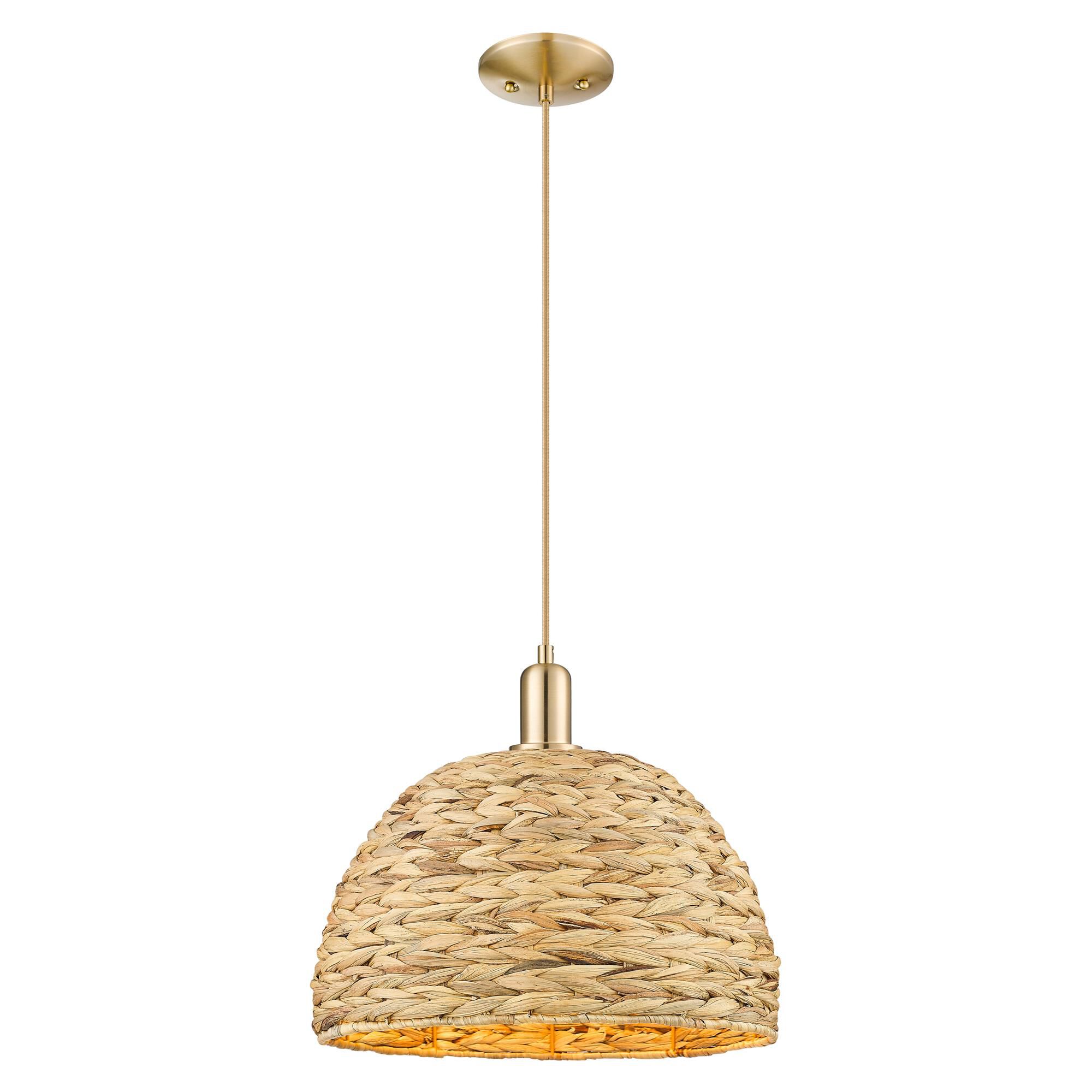 Shown in Champagne Bronze finish and Natural shade