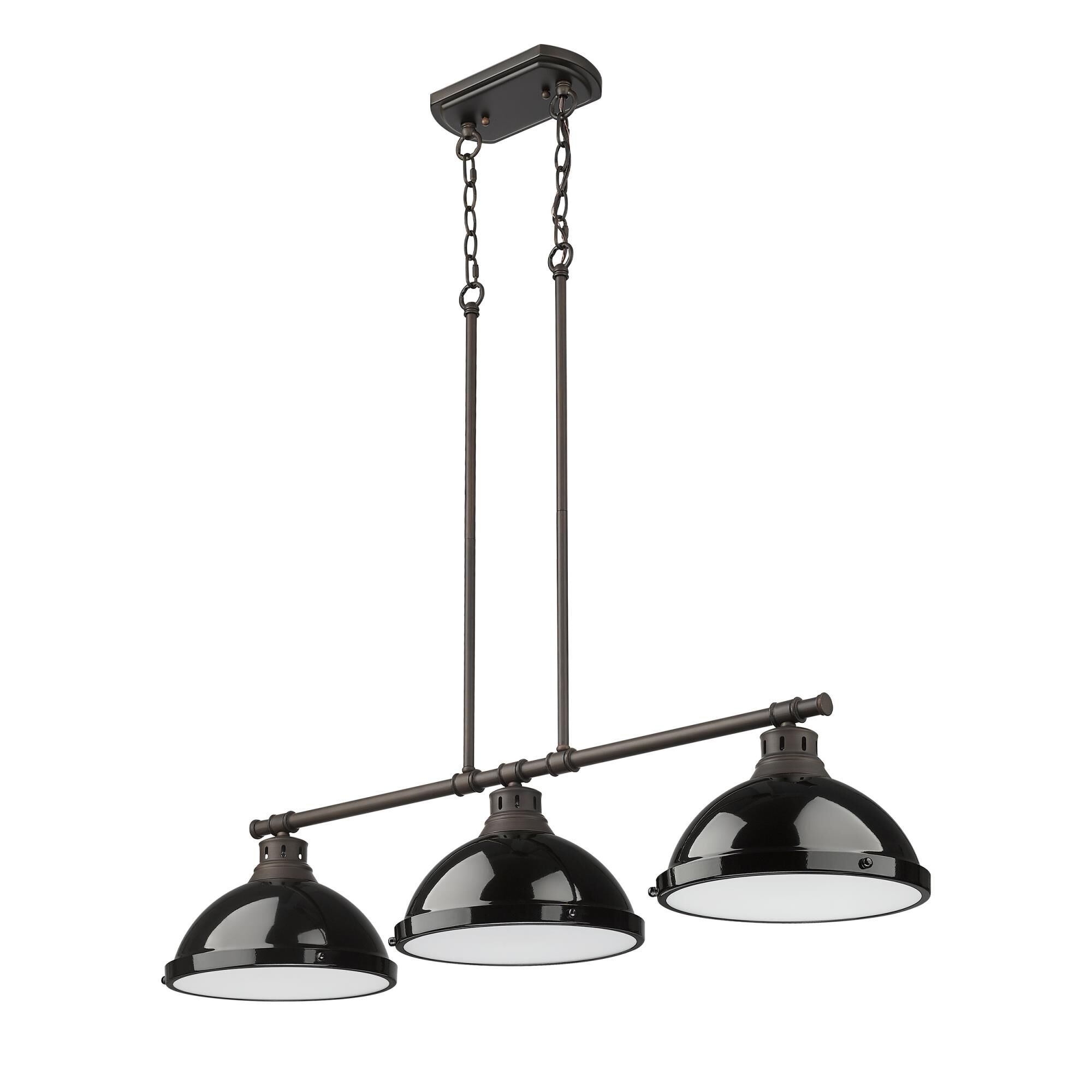 Shown in Black finish and Black shade