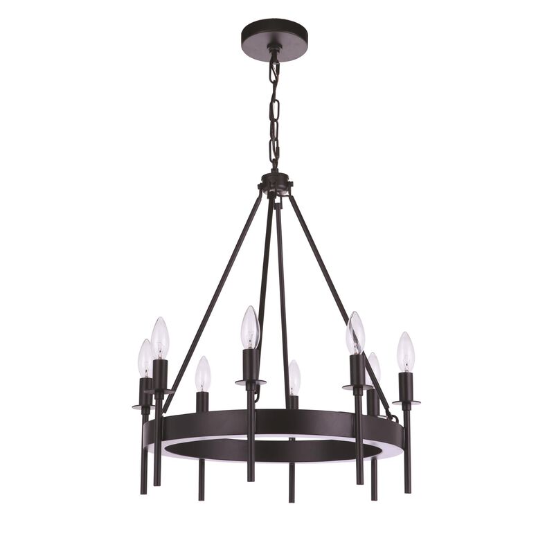 Larrson 20 Inch 8 Light Mini Chandelier by Craftmade