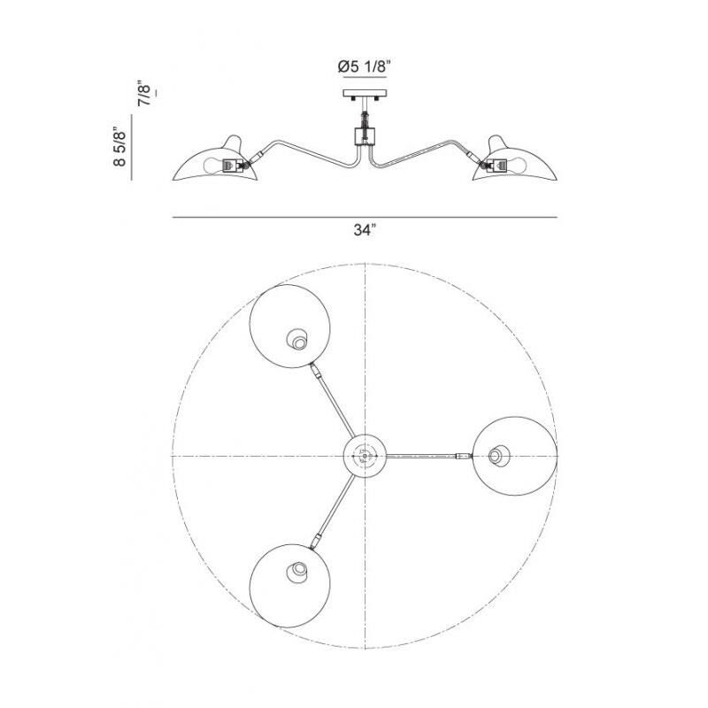 Droid Large Pendant by Matteo Lighting