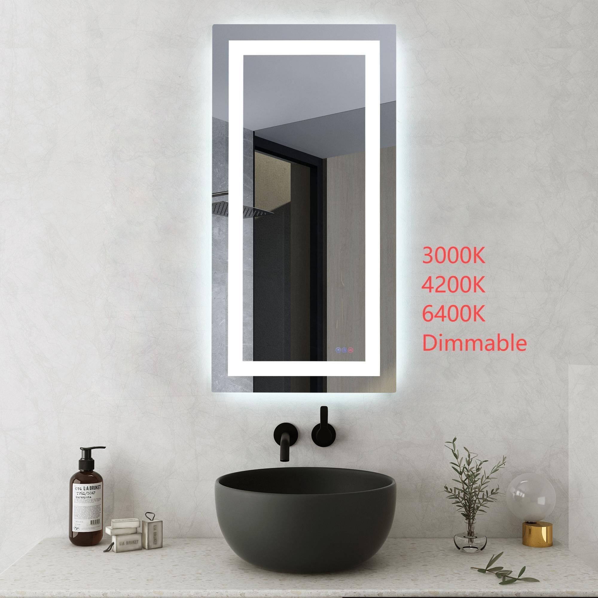 Riven 72 Inch LED Lighted Mirror by Elegant Dcor