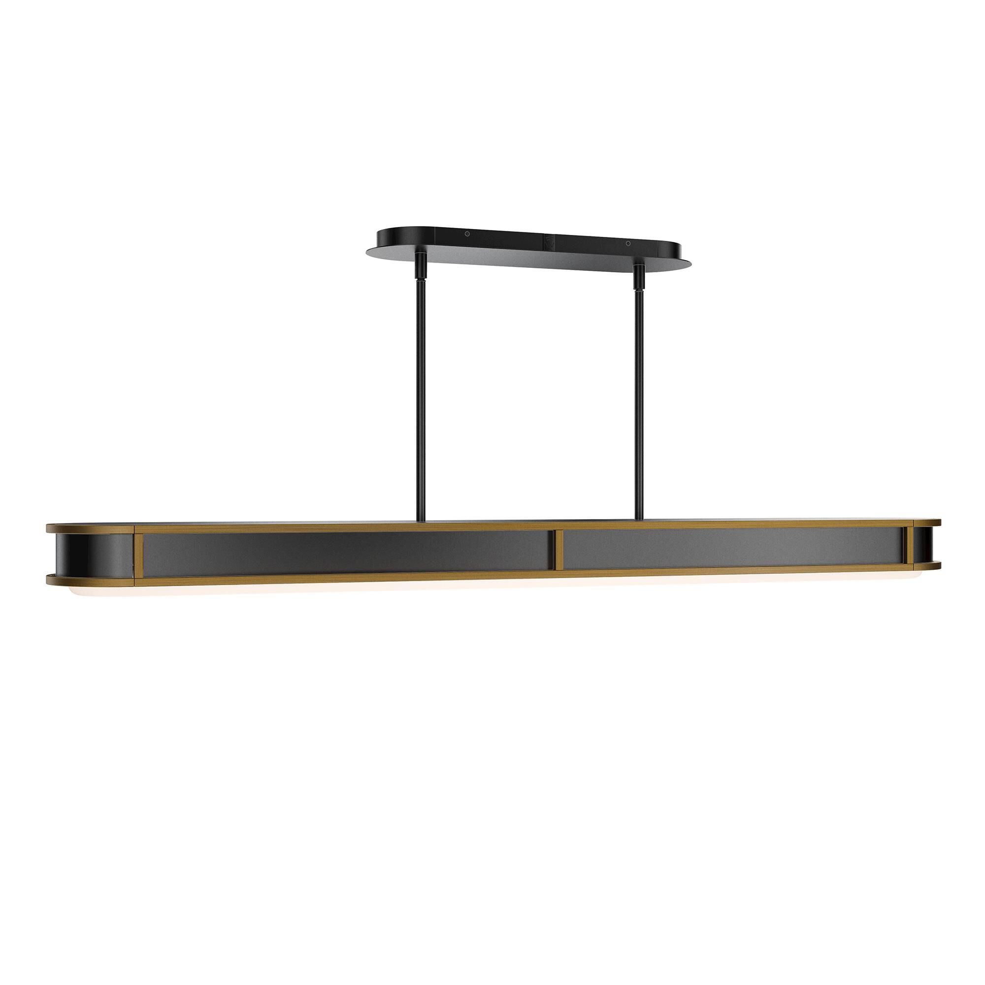 Shown in Black and Aged Brass finish