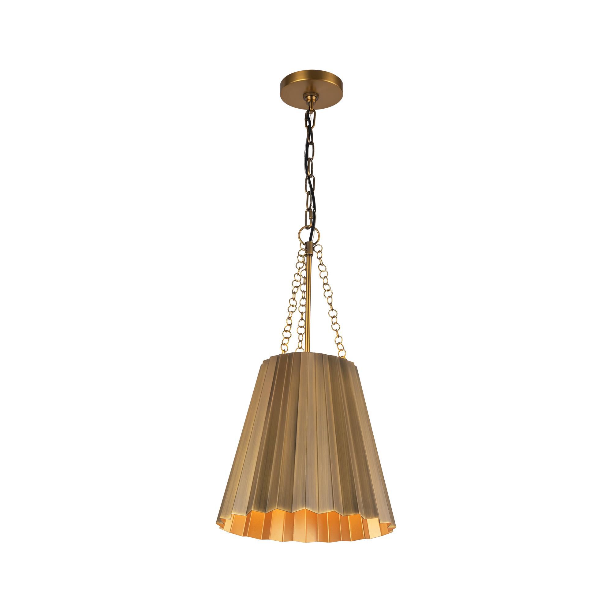 Plisse 21 Inch Pendant Light,
