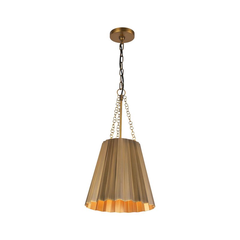 Plisse 21 Inch Pendant Light by Alora Mood