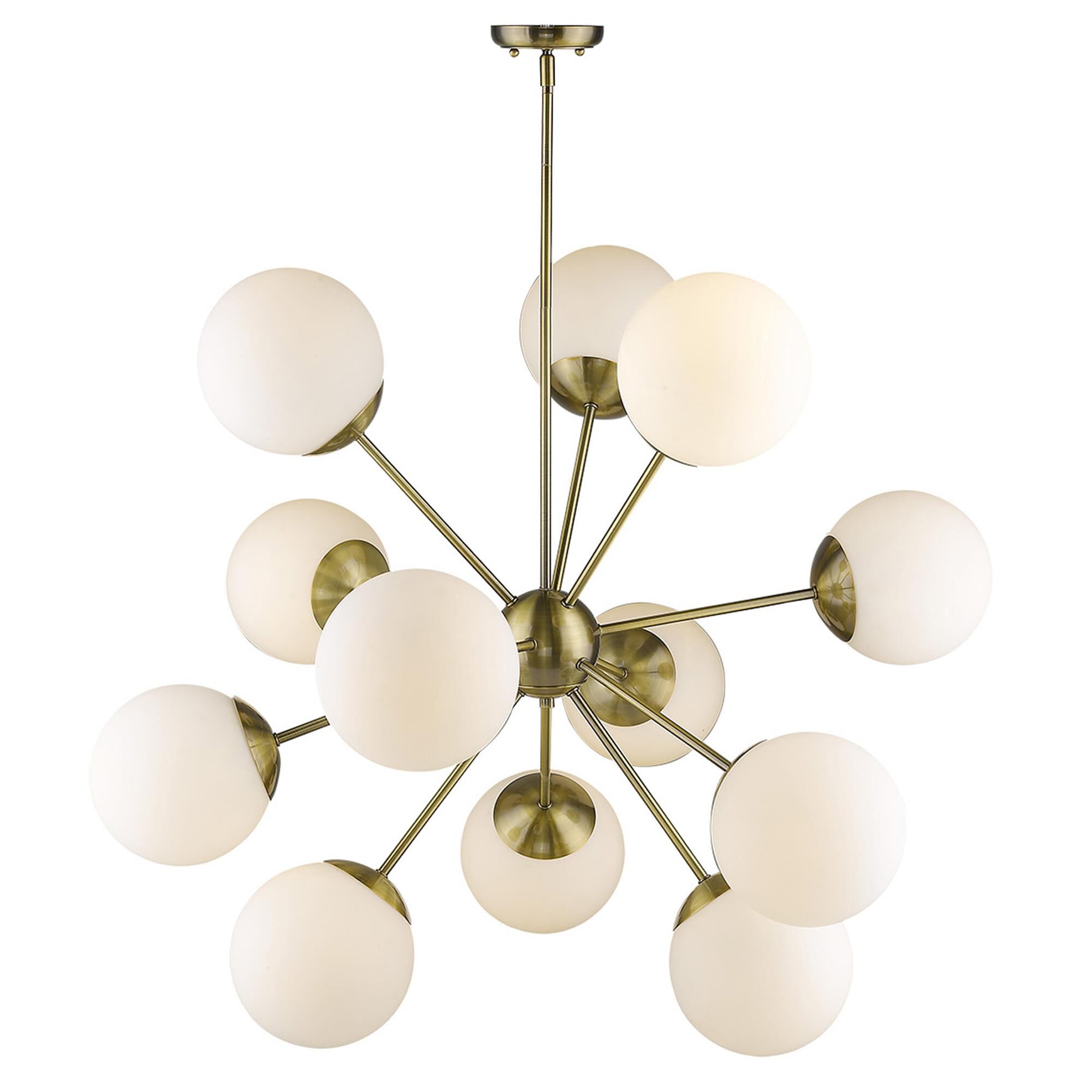 Solea 40 Inch 12 Light Chandelier by Trend Lighting