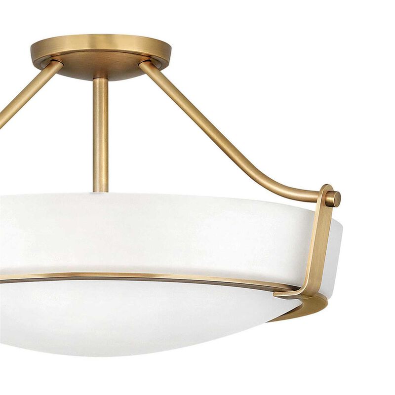 Hathaway 21 Inch 4 Light Semi Flush Mount by Hinkley