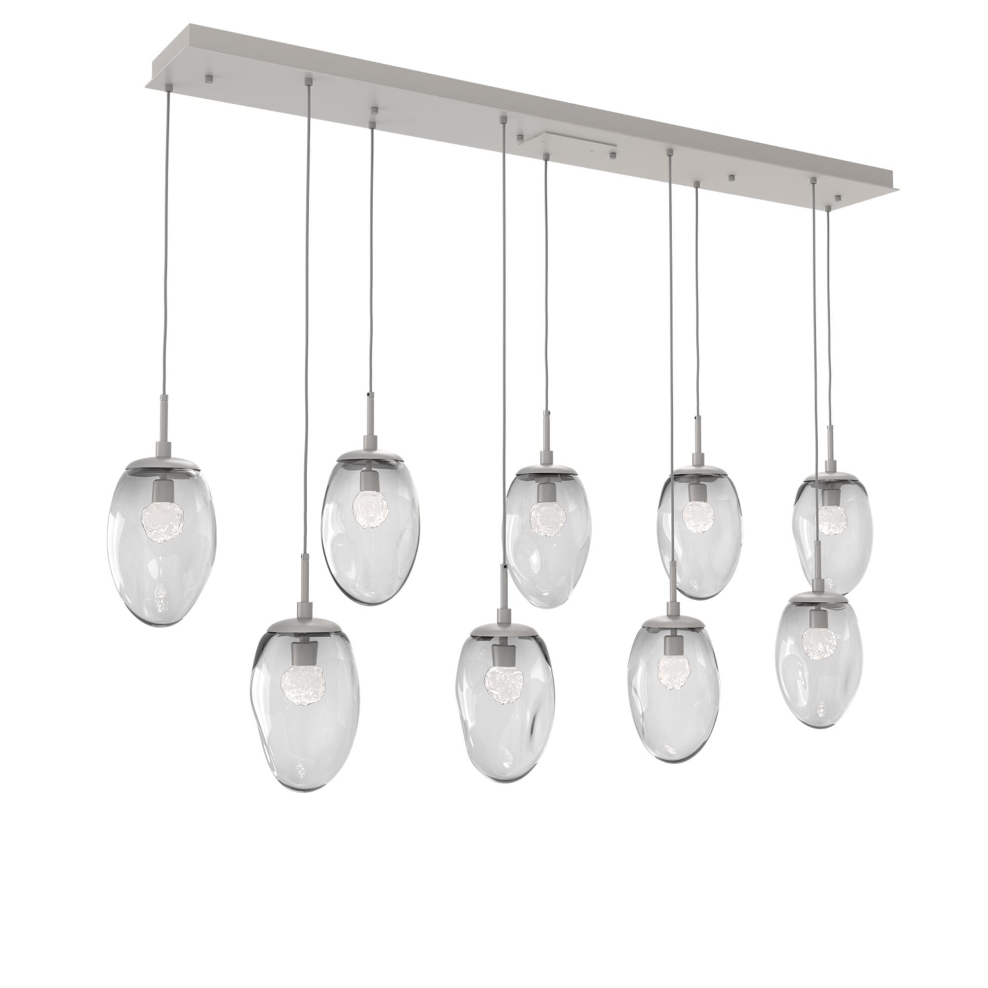 Levi Wilson Nebula 70 Inch 9 Light LED Linear Suspension Light by Hammerton Studio