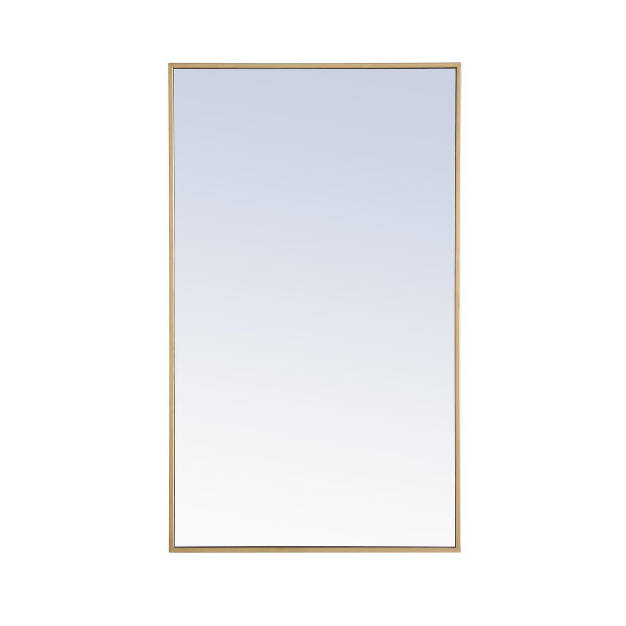 Shown in Brass finish and Clear Mirror Beveled glass