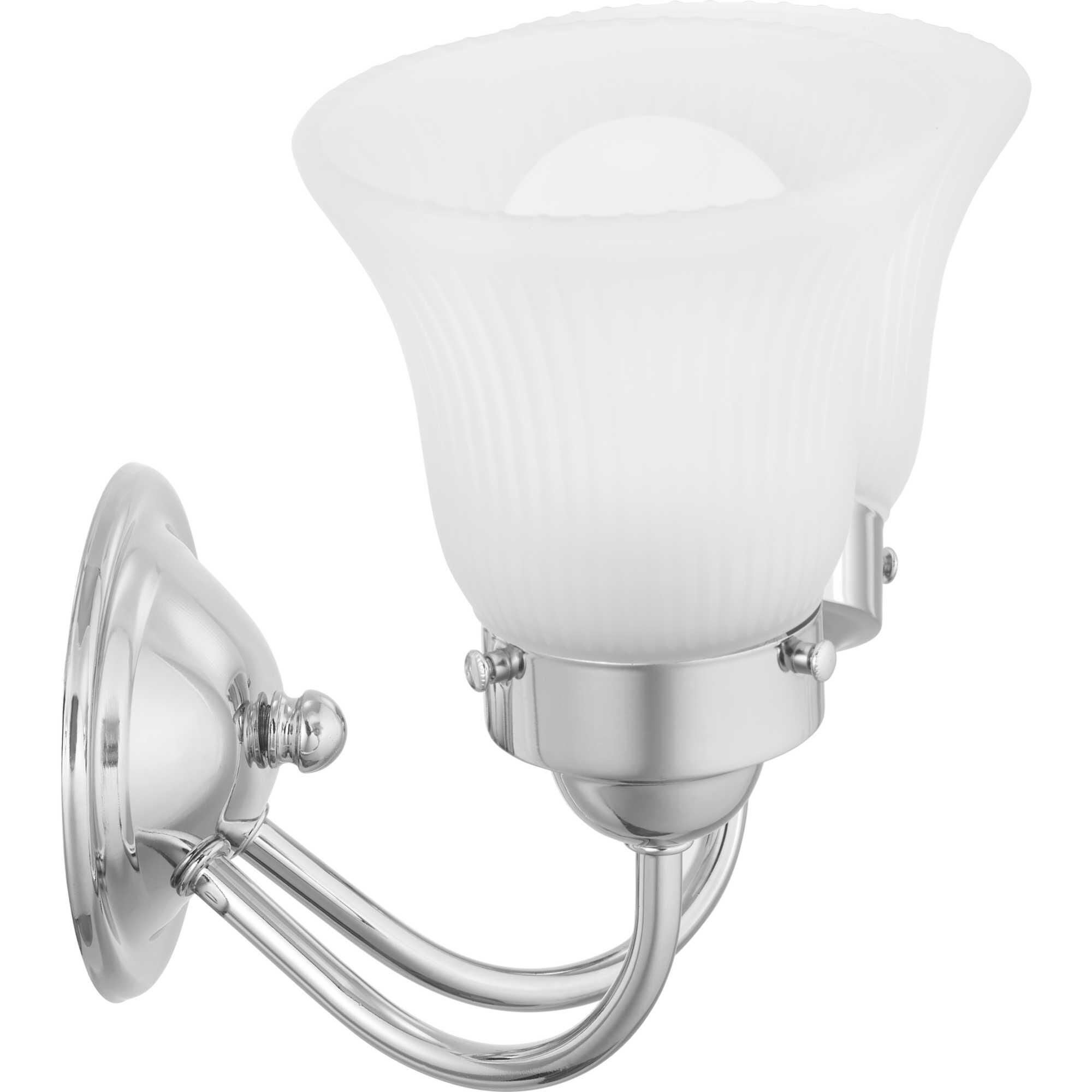 Fluted Glass 11 Inch 2 Light Bath Vanity Light by Progress Lighting