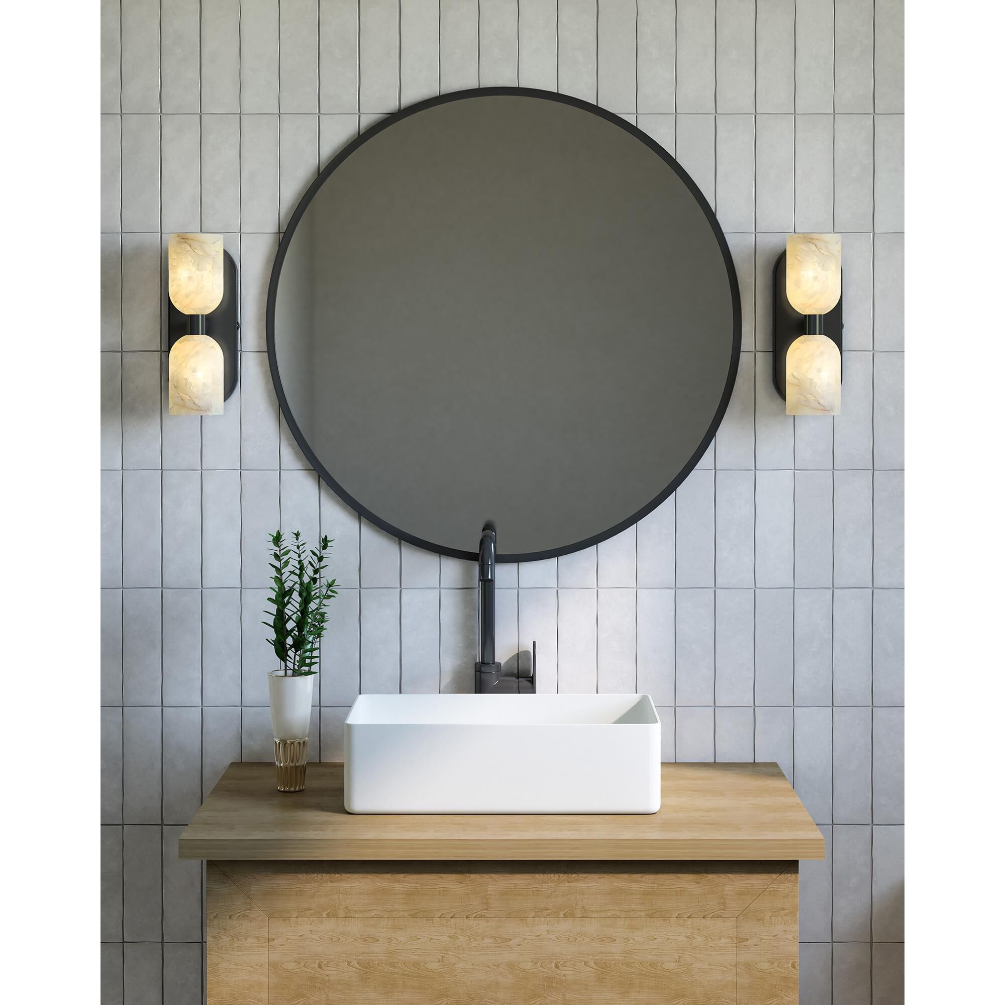 Elisa Carlucci Lucian 11 Inch Wall Sconce by Alora Lighting