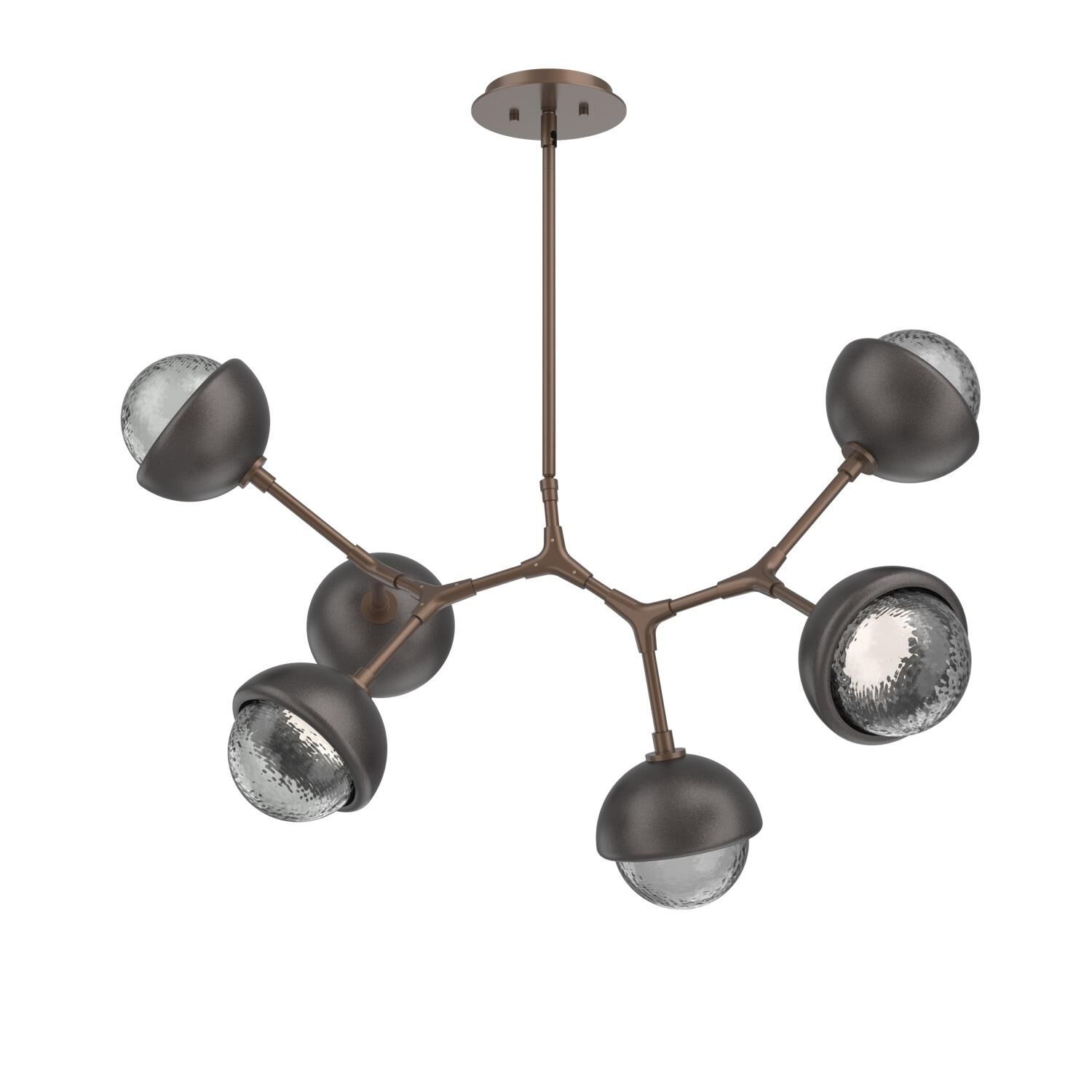 Levi Wilson Cabochon 31 Inch Linear Suspension Light by Hammerton Studio