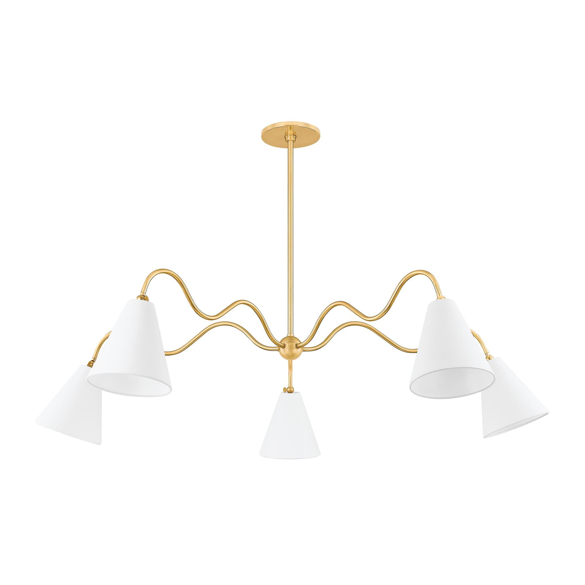 Tali Roth Onda 63 Inch 5 Light Chandelier by Mitzi