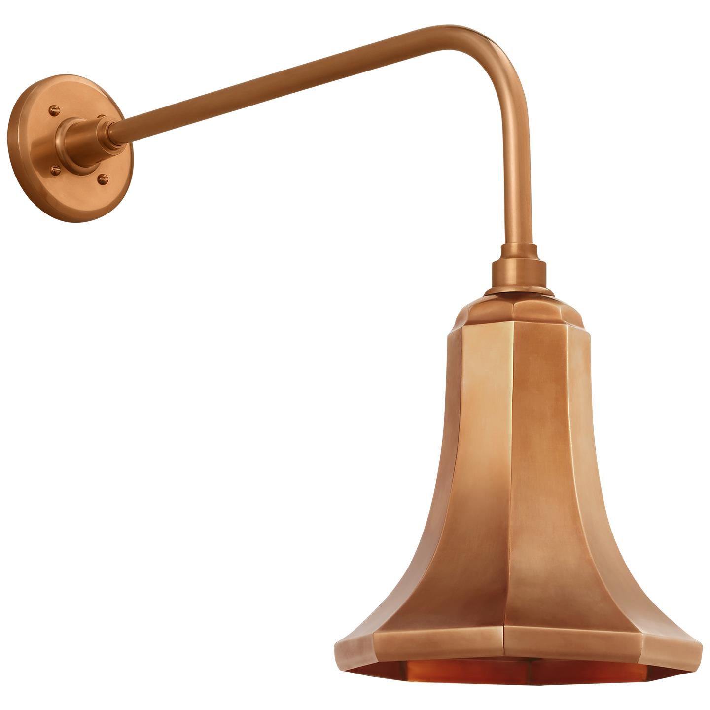Shown in Soft Copper finish and Copper shade