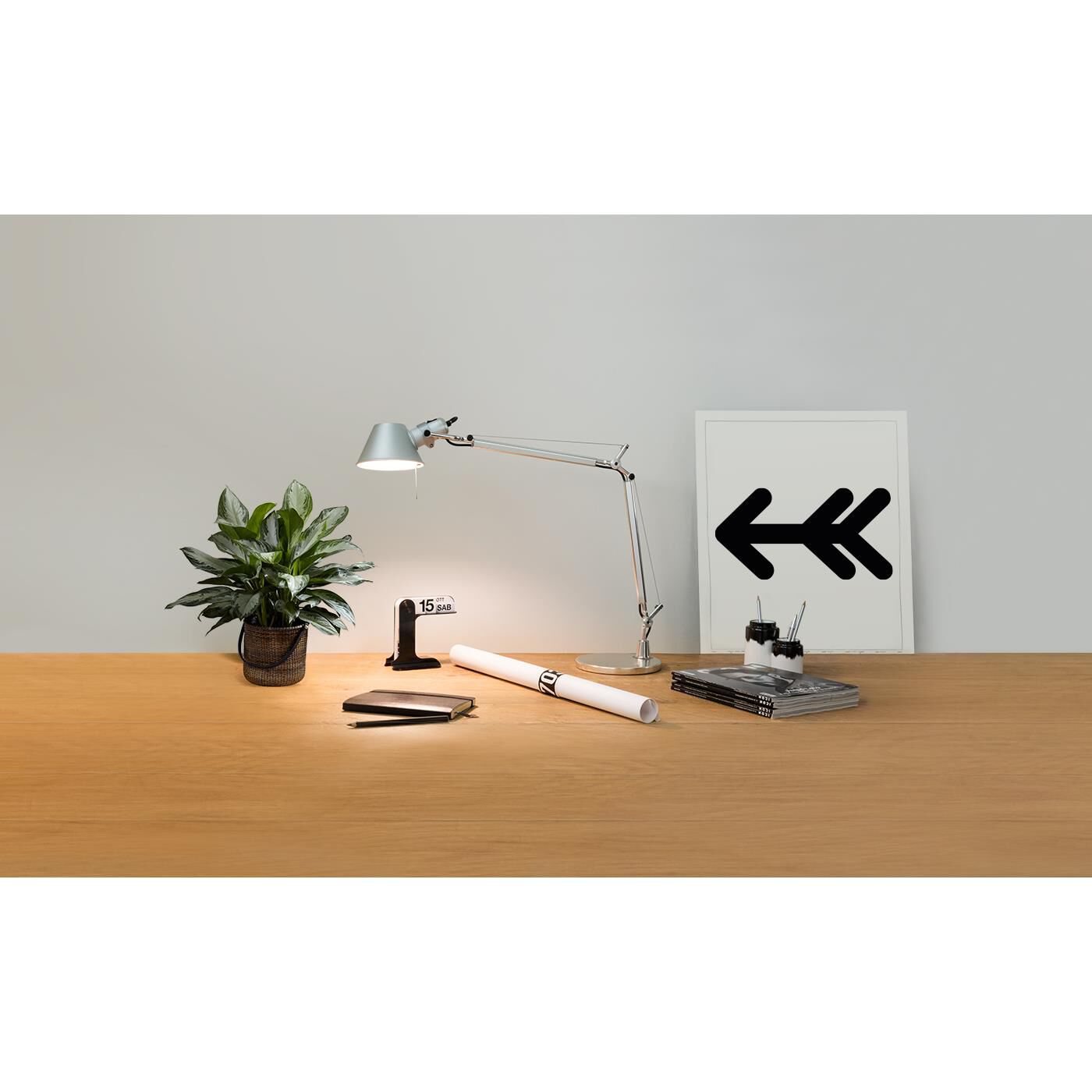 Michele De Lucchi, Giancarlo Fassina Tolomeo 21 Inch Desk Lamp by Artemide