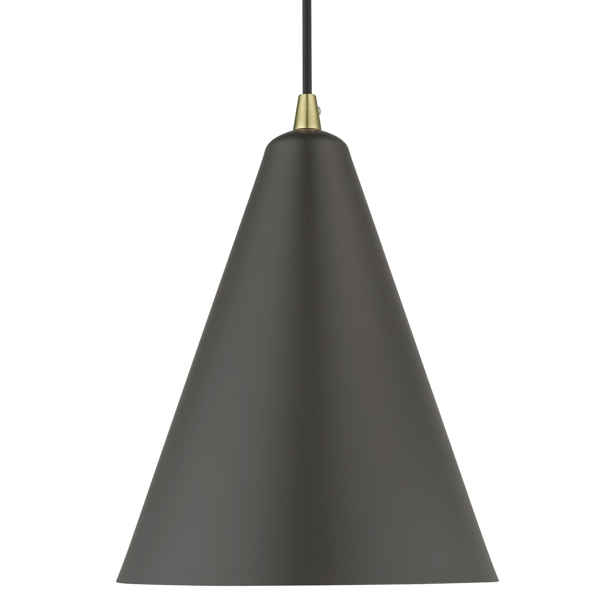 Shown in Bronze with Antique Brass Accents finish and Bronze with Gold Finish Inside shade