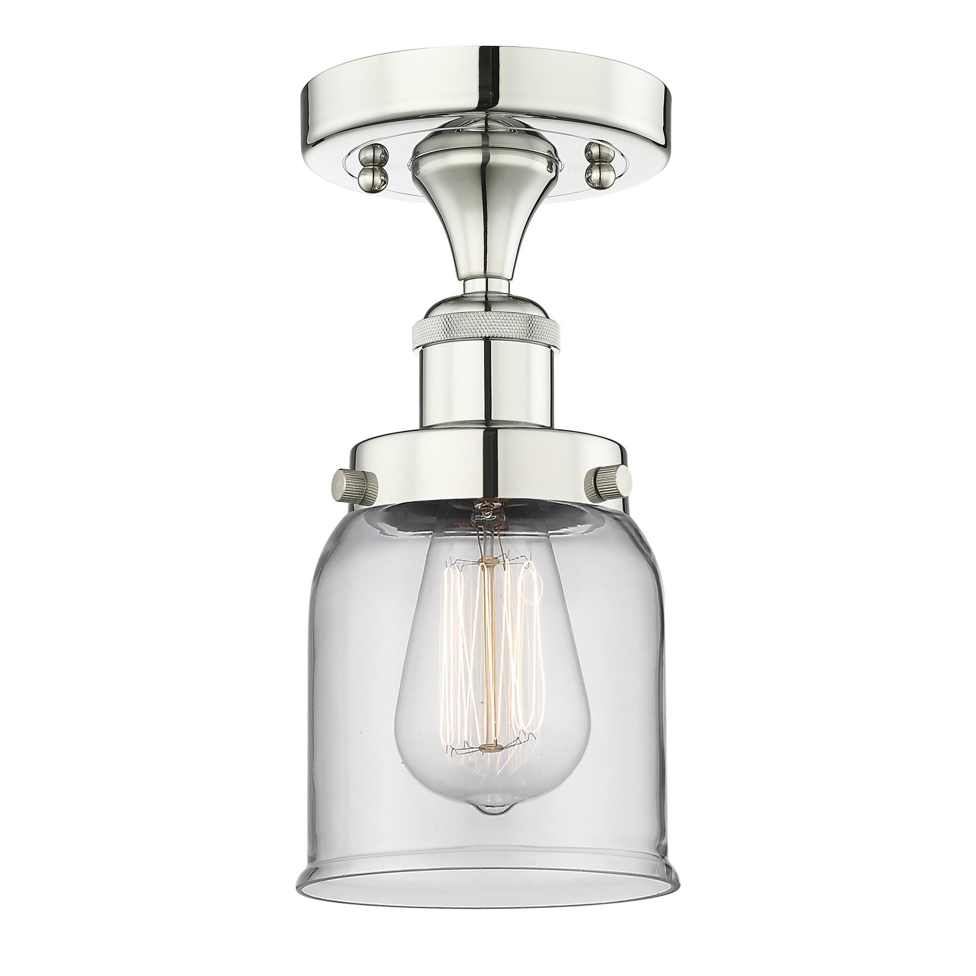 Bruno Marashlian Bell 6 Inch 1 Light Semi Flush Mount by Innovations Lighting