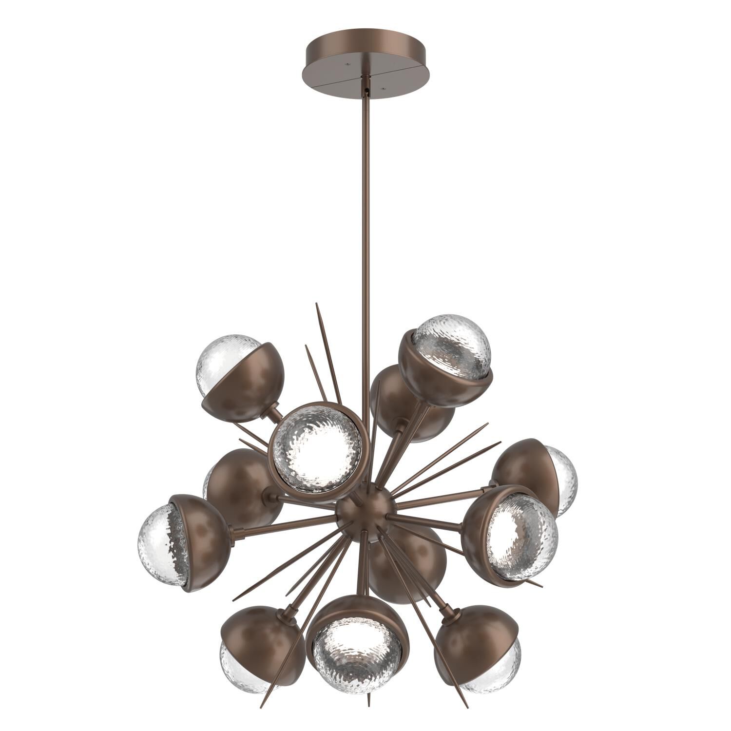 Shown in Burnished Bronze finish and Clear glass and Metal Shade Matching Finish accent