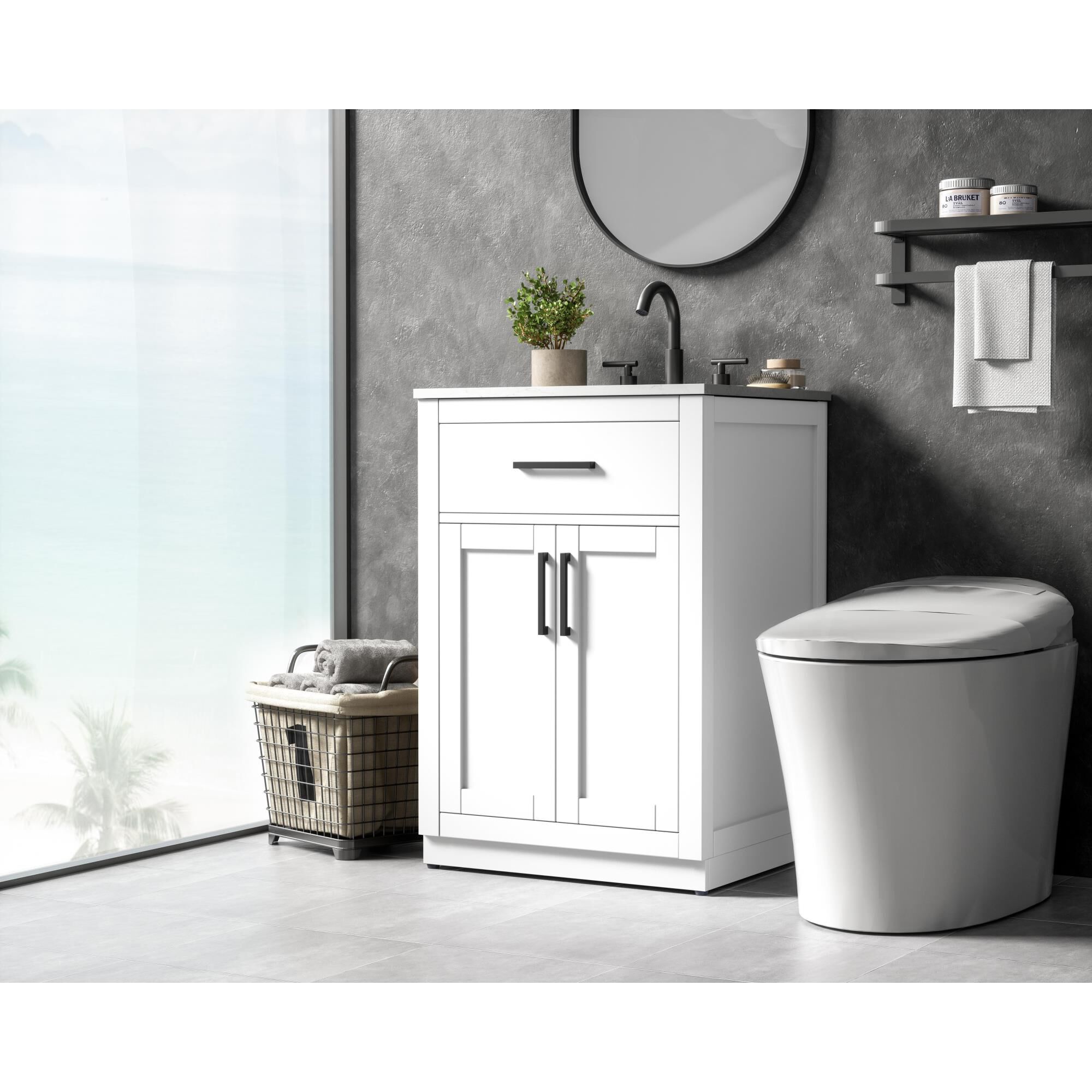 Alden 24 Inch Bath Vanity by Elegant Dcor