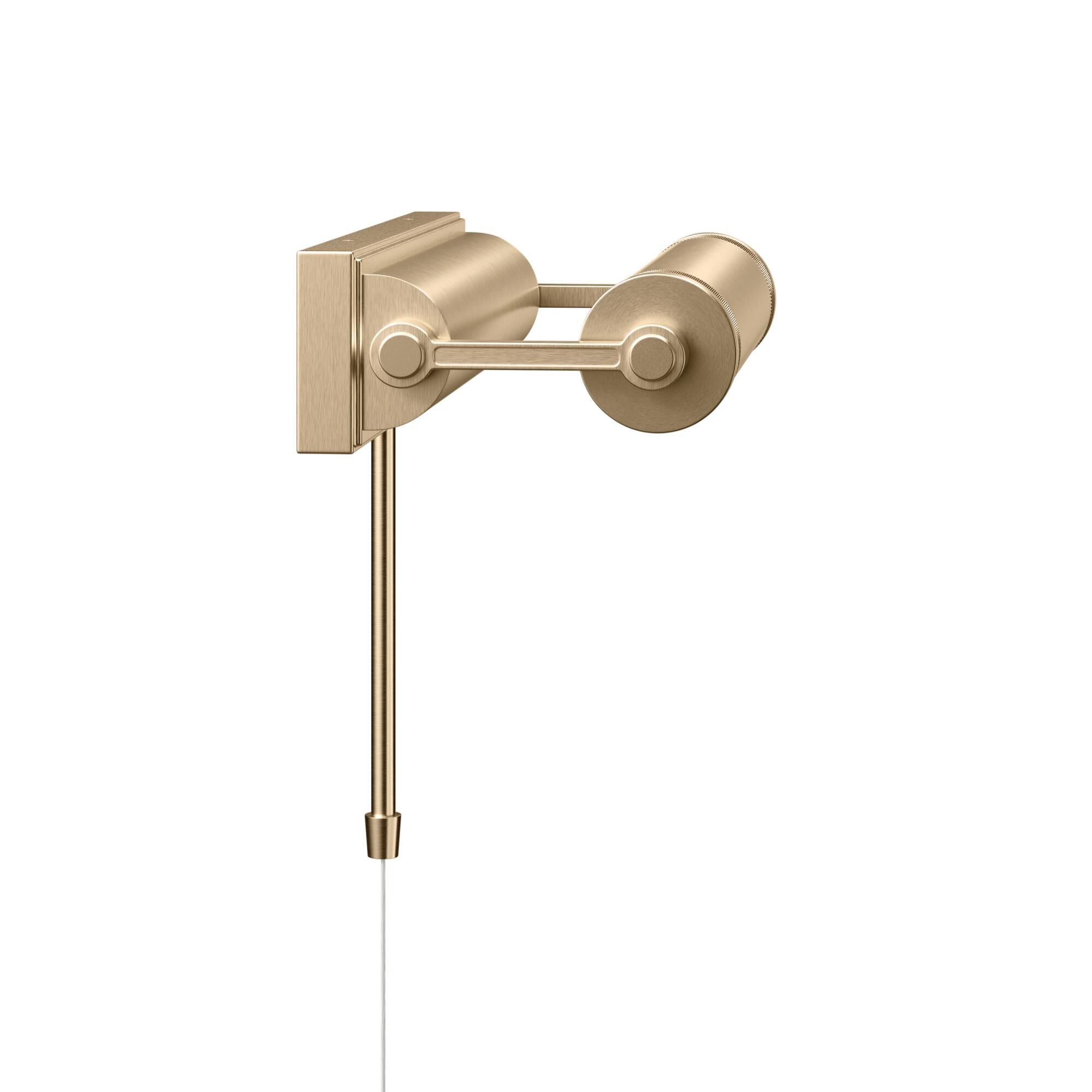 Shown in Champagne Bronze finish and Metal shade