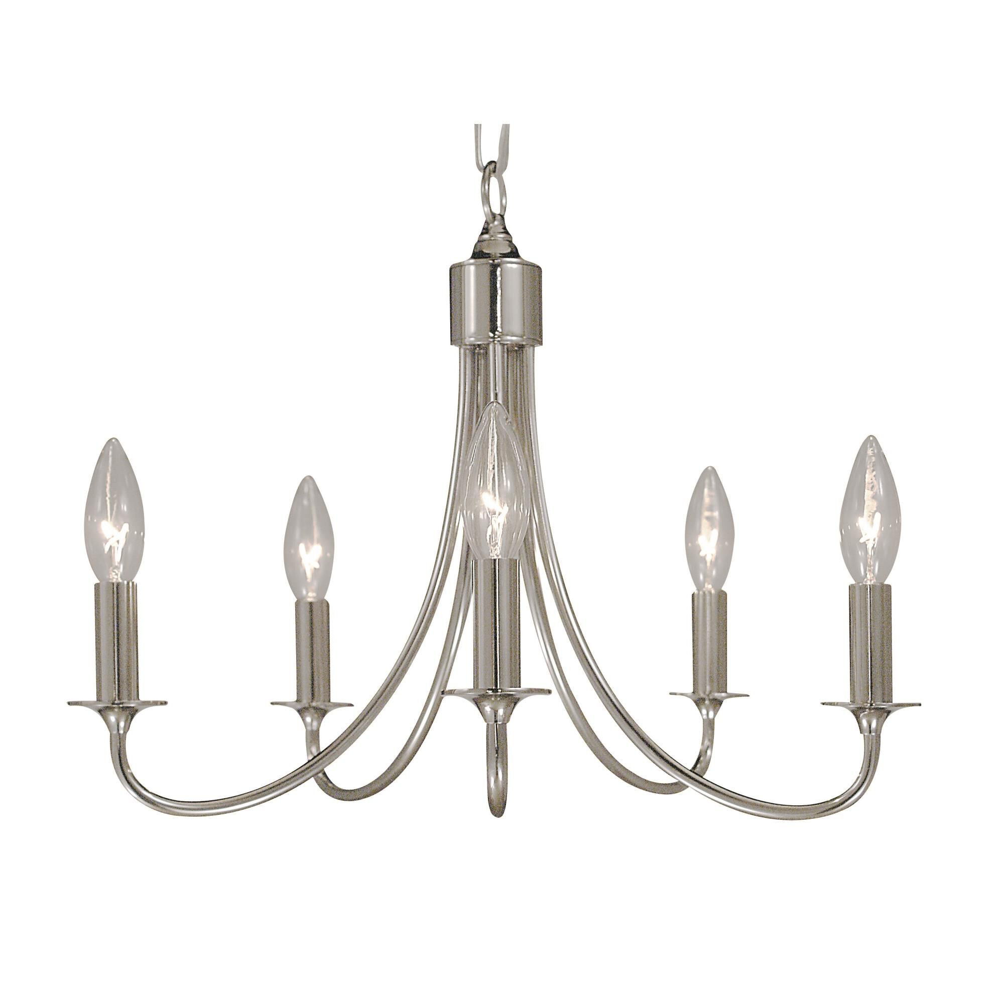 Maisonette 17 Inch 5 Light Mini Chandelier by Framburg