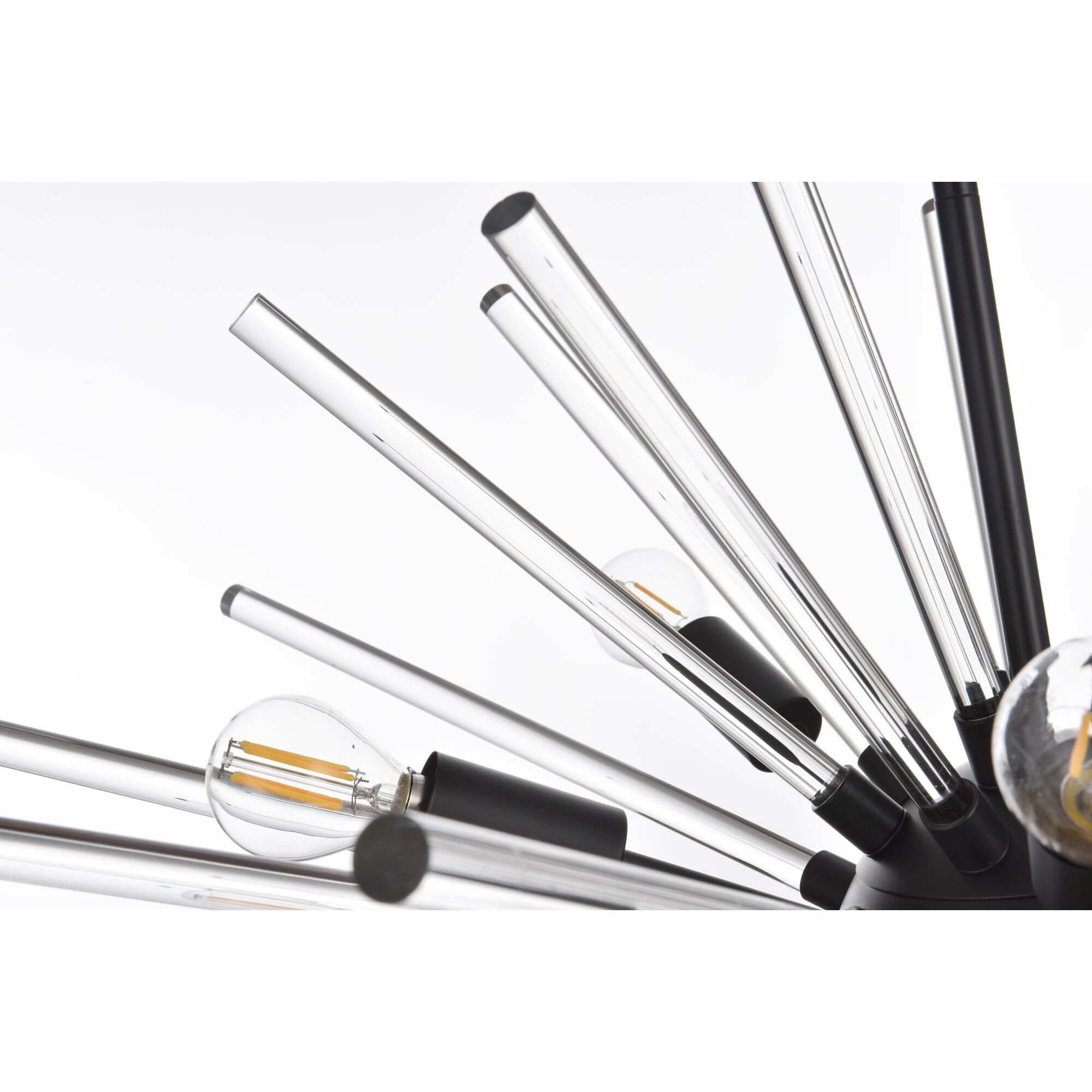 Shown in Black finish and Clear Royal Cut crystal