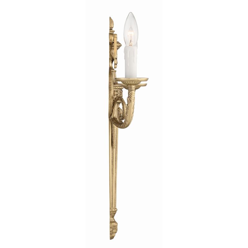 Cast Brass Mount 20 Inch 2 Light Wall Sconce by Crystorama
