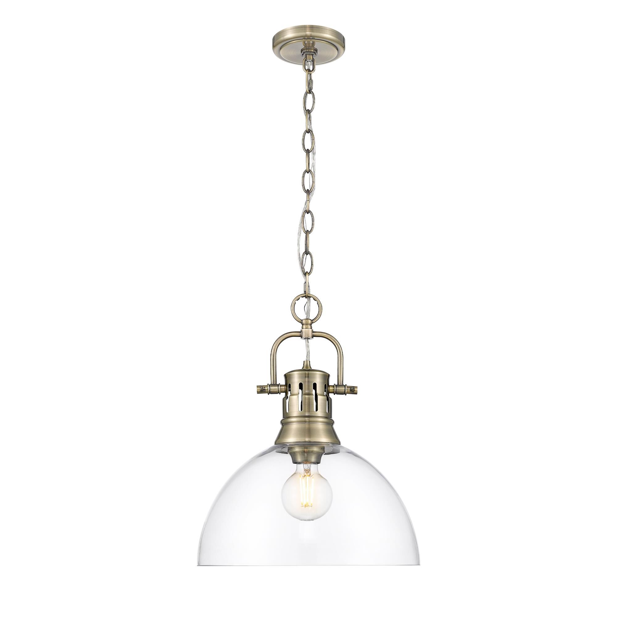 Duncan 14 Inch Large Pendant by Golden Lighting