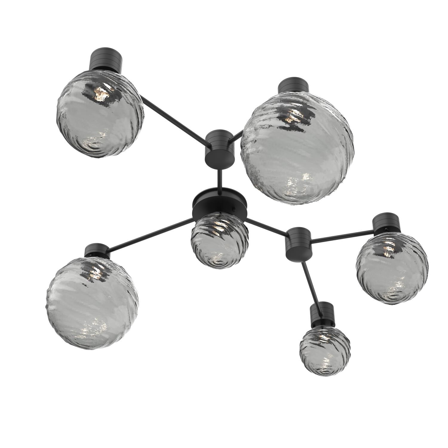 Levi Wilson Gaia 40 Inch Semi Flush Mount by Hammerton Studio