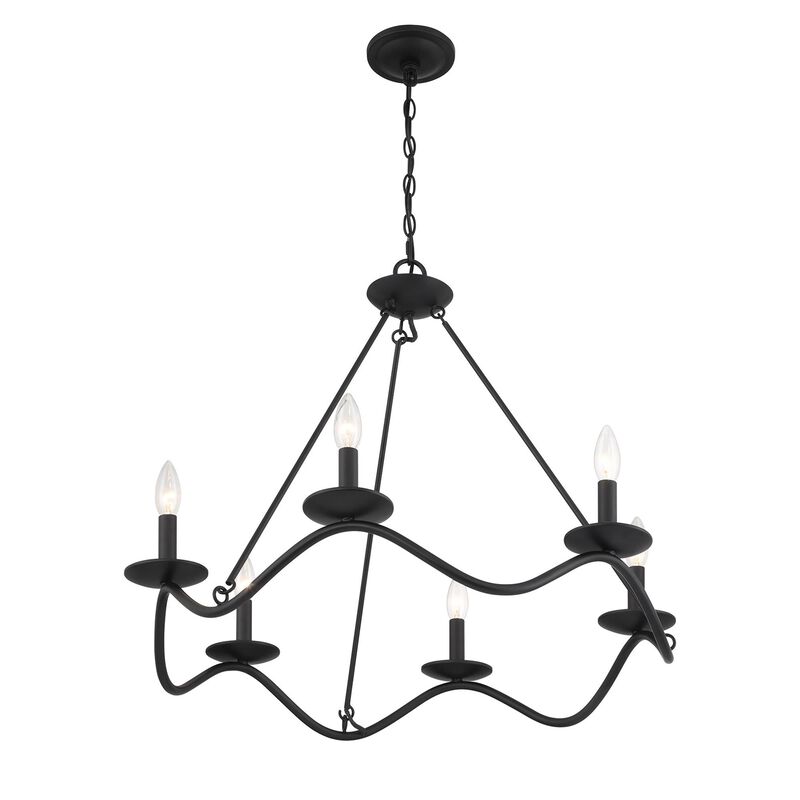 28 Inch Chandelier by Meridian Lighting