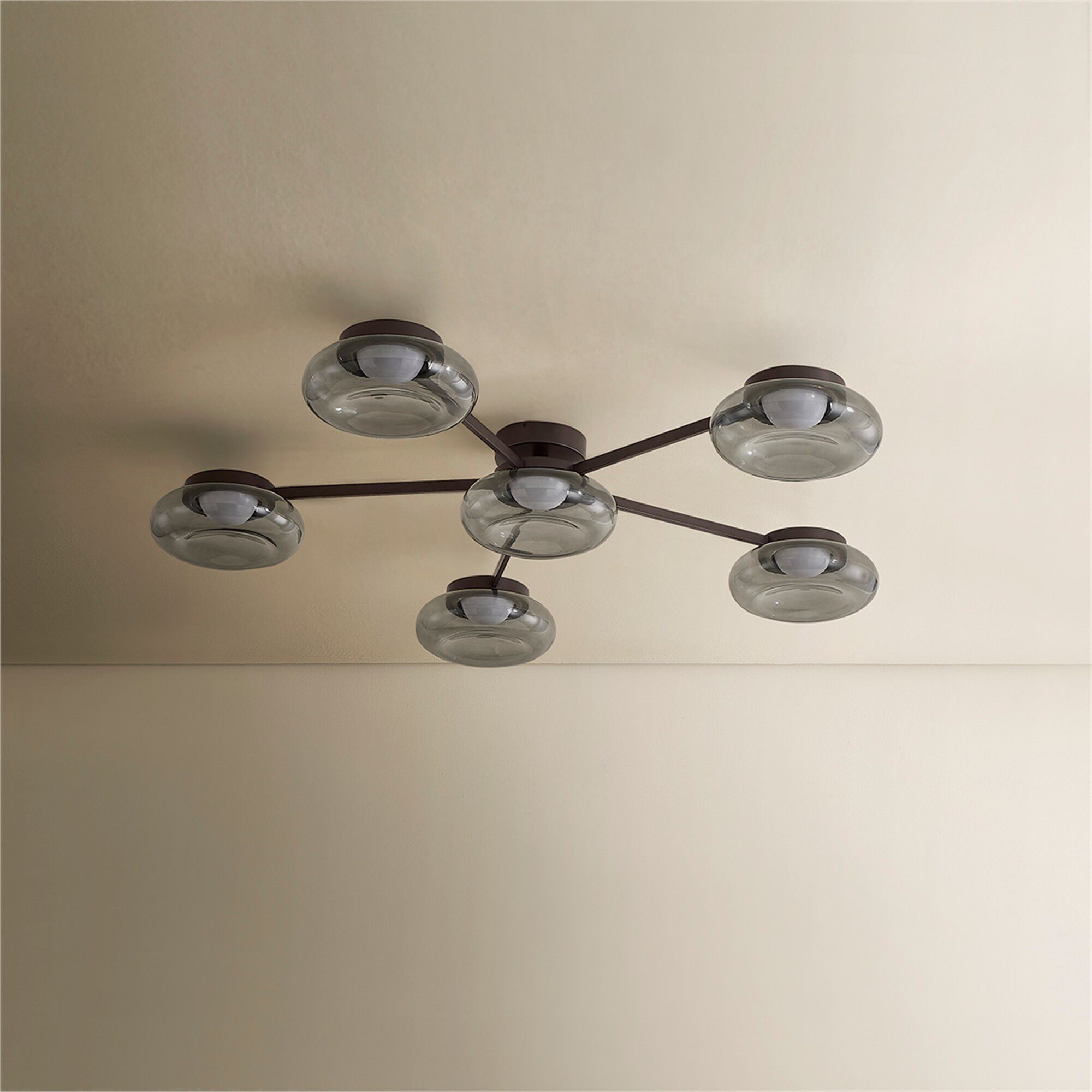 Opalesce 50 Inch Semi Flush Mount,