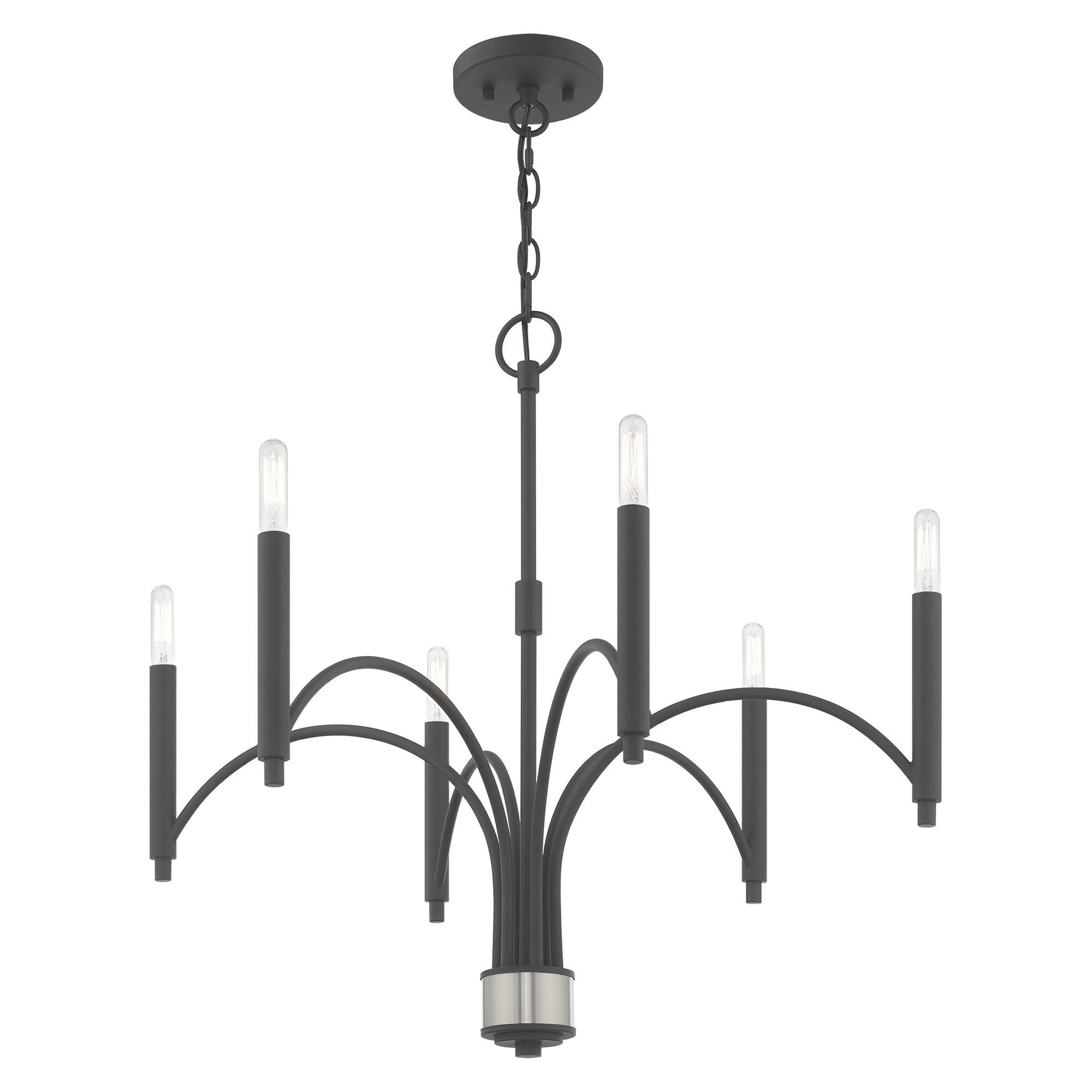 Wisteria 6 Light Chandelier by Livex Lighting