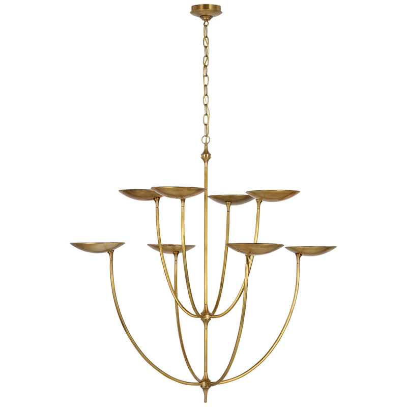 Thomas O'Brien Keira 32 Inch 8 Light LED Chandelier by Visual Comfort Signature Collection