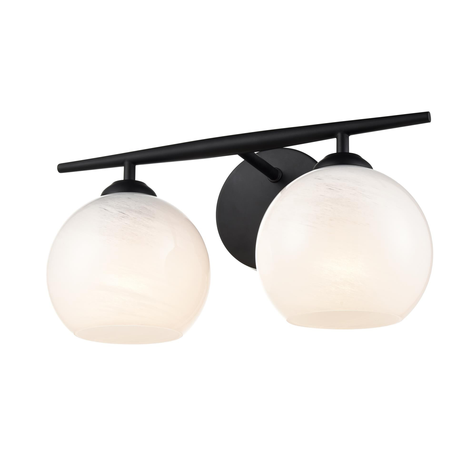 Shown in Matte Black finish and White Cloud shade