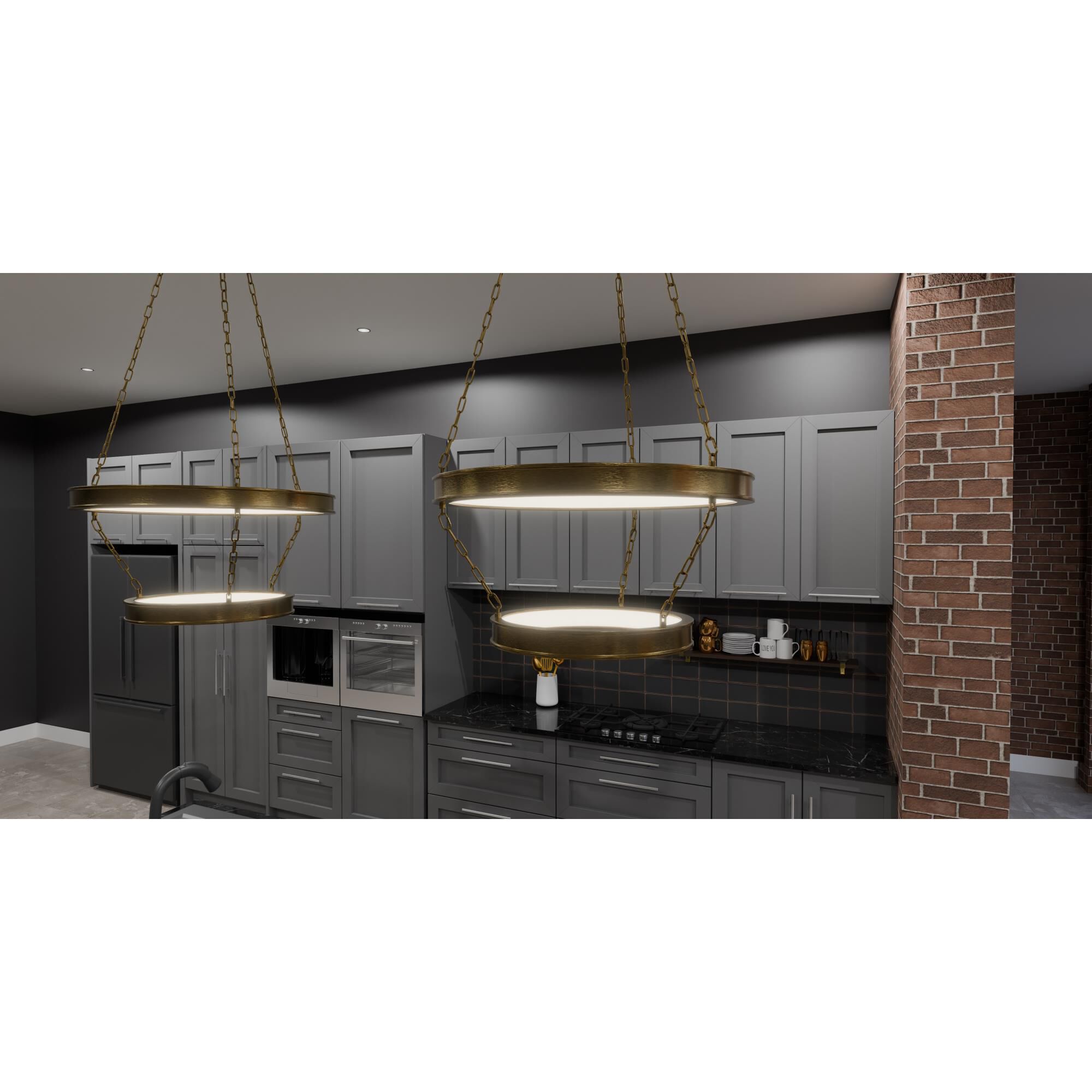 Shown in Antique Brass finish