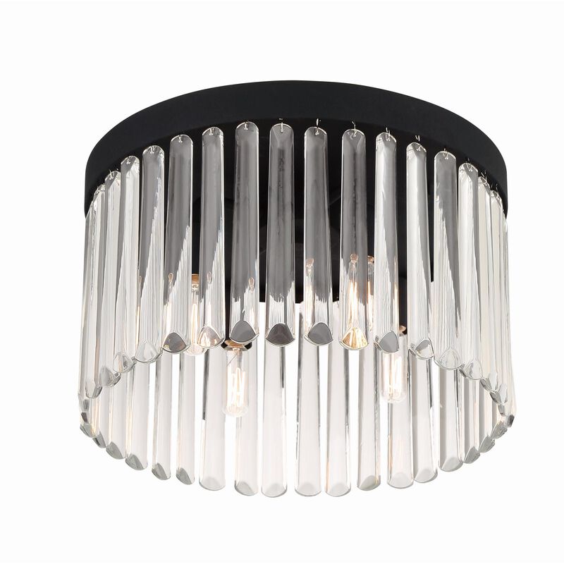 Emory 15 Inch 4 Light Flush Mount by Crystorama