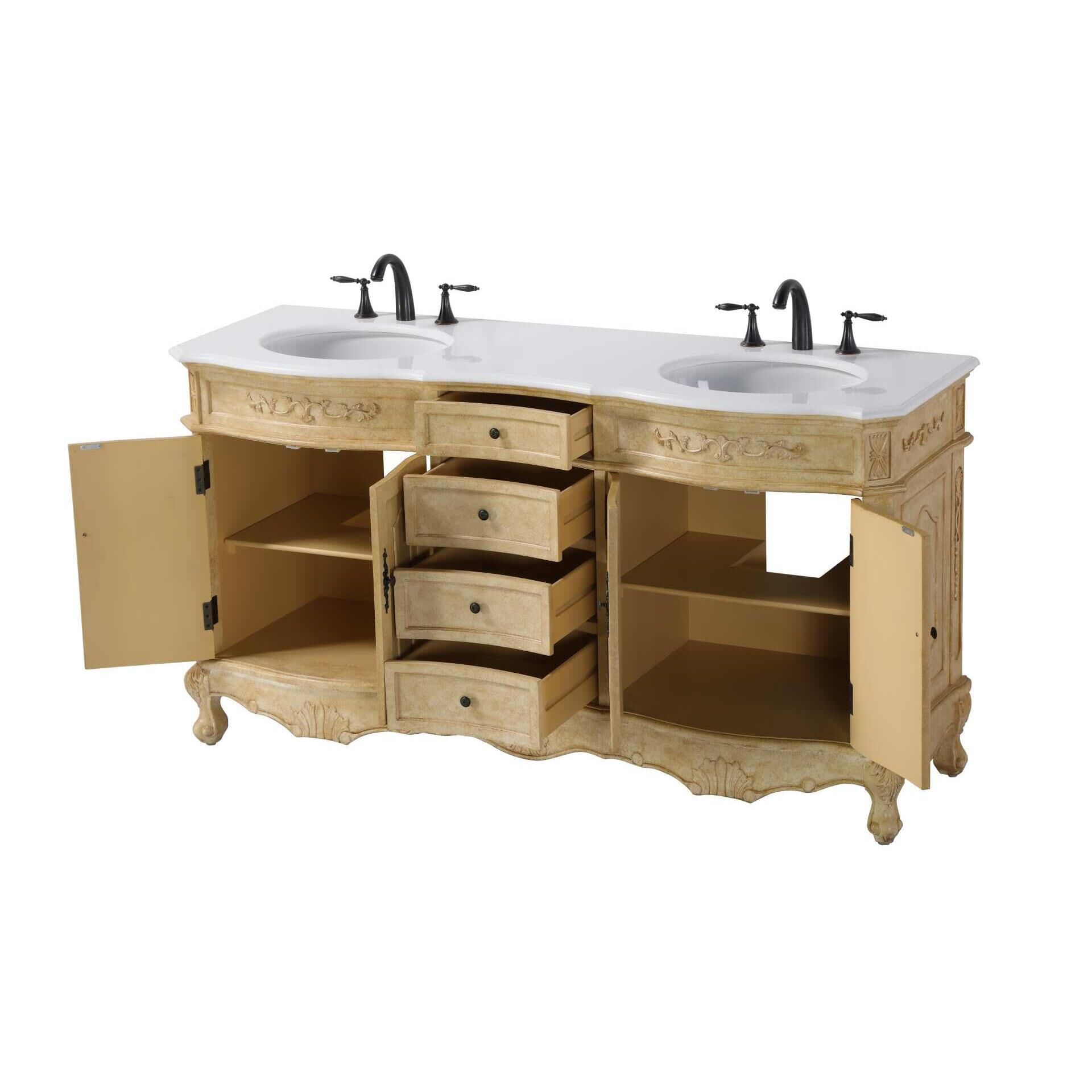 Shown in Antique Beige finish