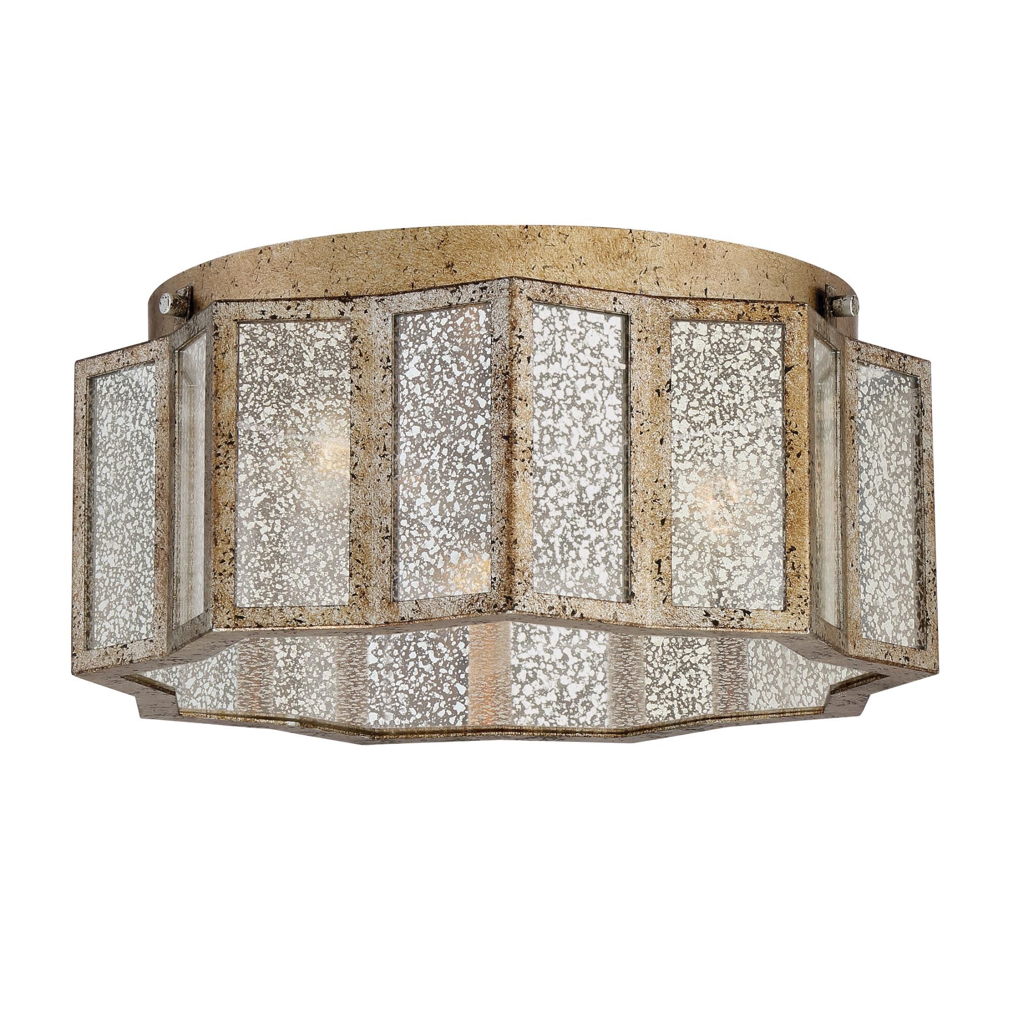 Shrine 16 Inch 3 Light Flush Mount by Quoizel
