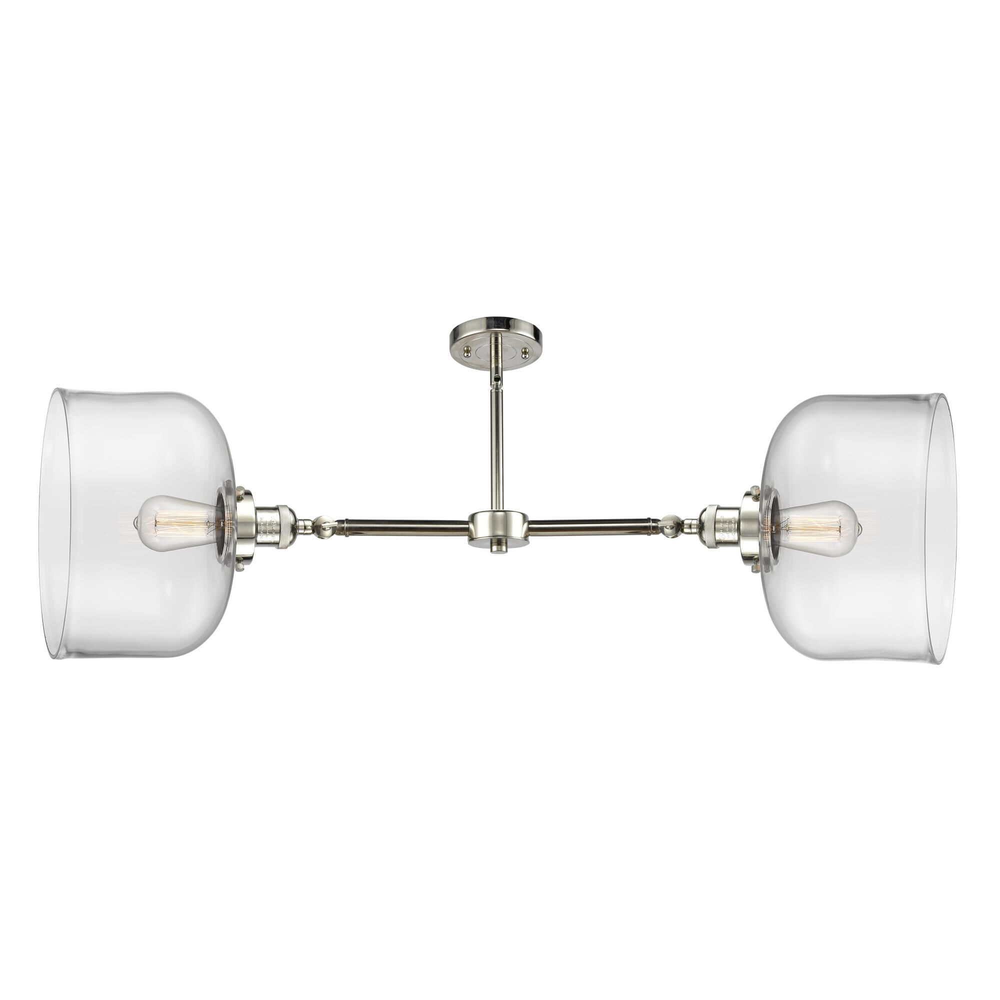 Bruno Marashlian X-Large Bell 21 Inch 2 Light Mini Chandelier by Innovations Lighting