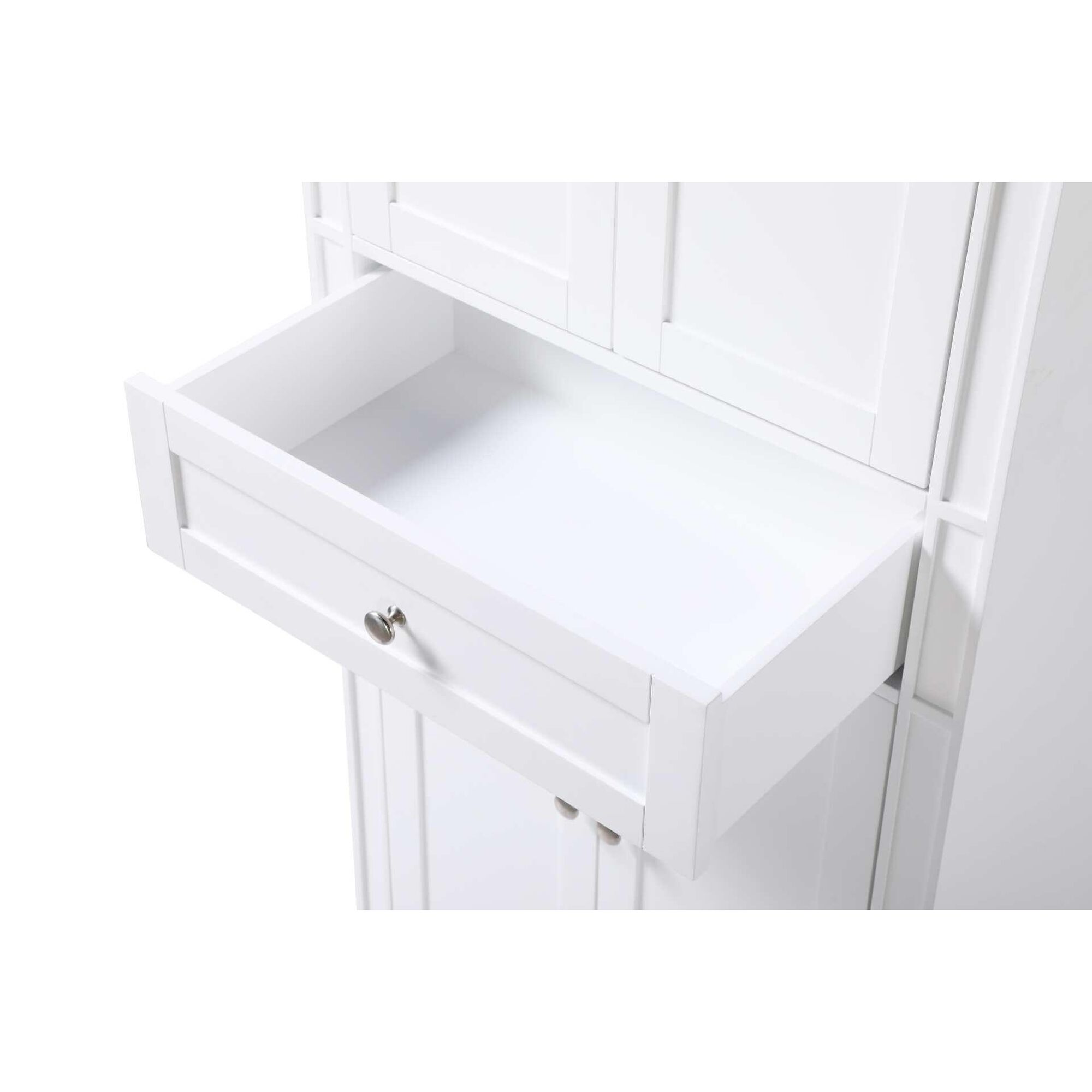 Shown in White finish