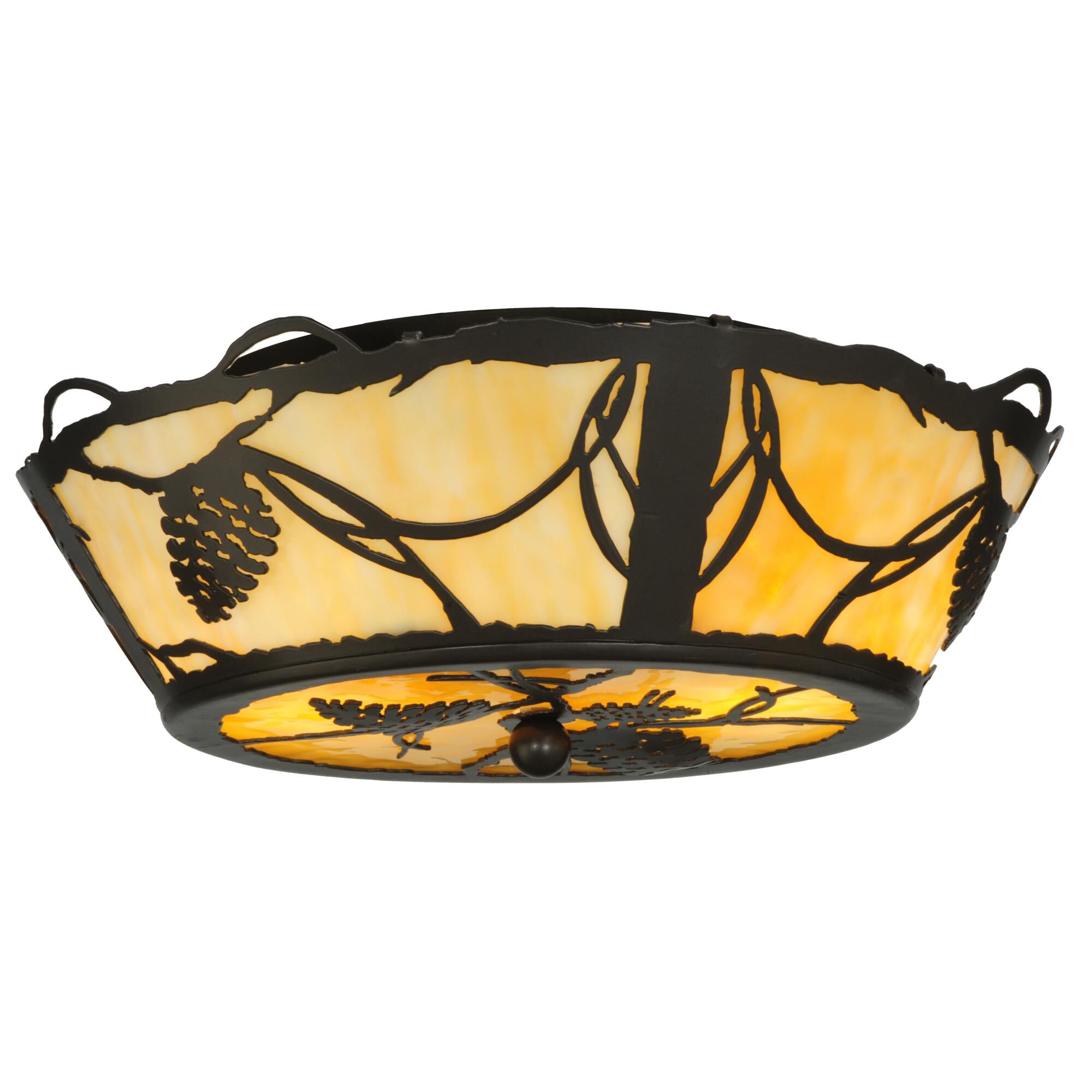 16 Inch 2 Light Flush Mount by Meyda Lighting