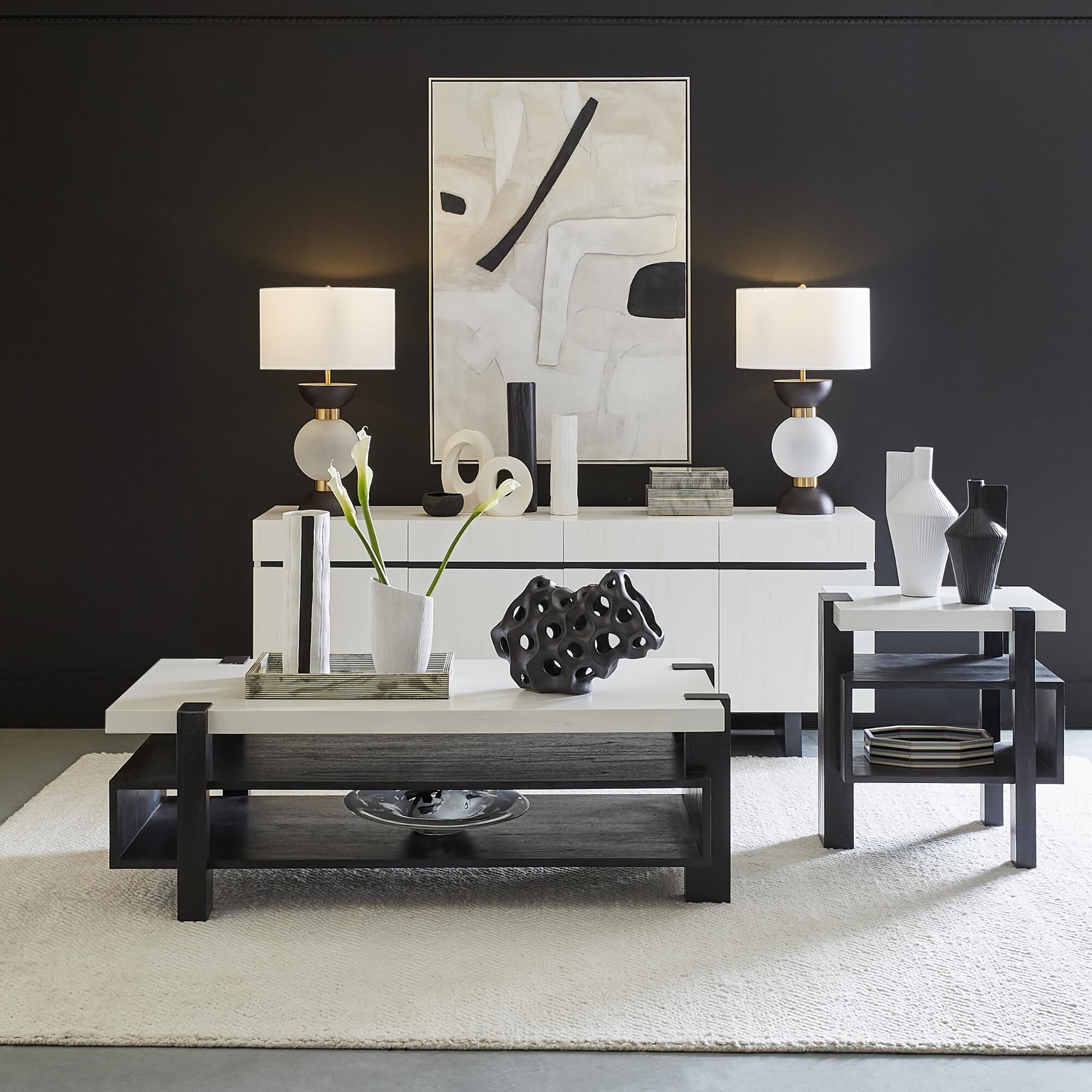 Shown in White finish