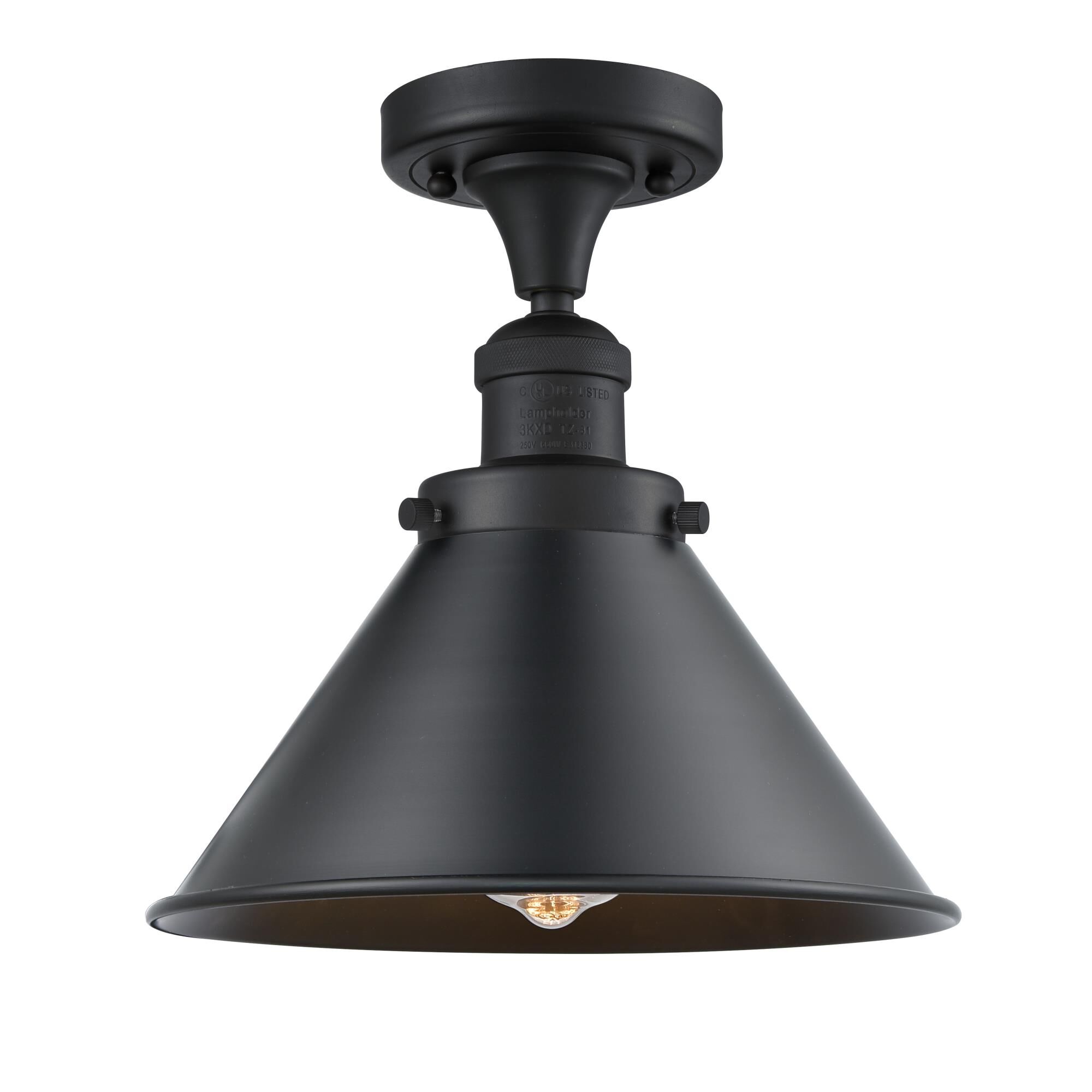 Bruno Marashlian Briarcliff 10 Inch 1 Light Semi Flush Mount by Innovations Lighting