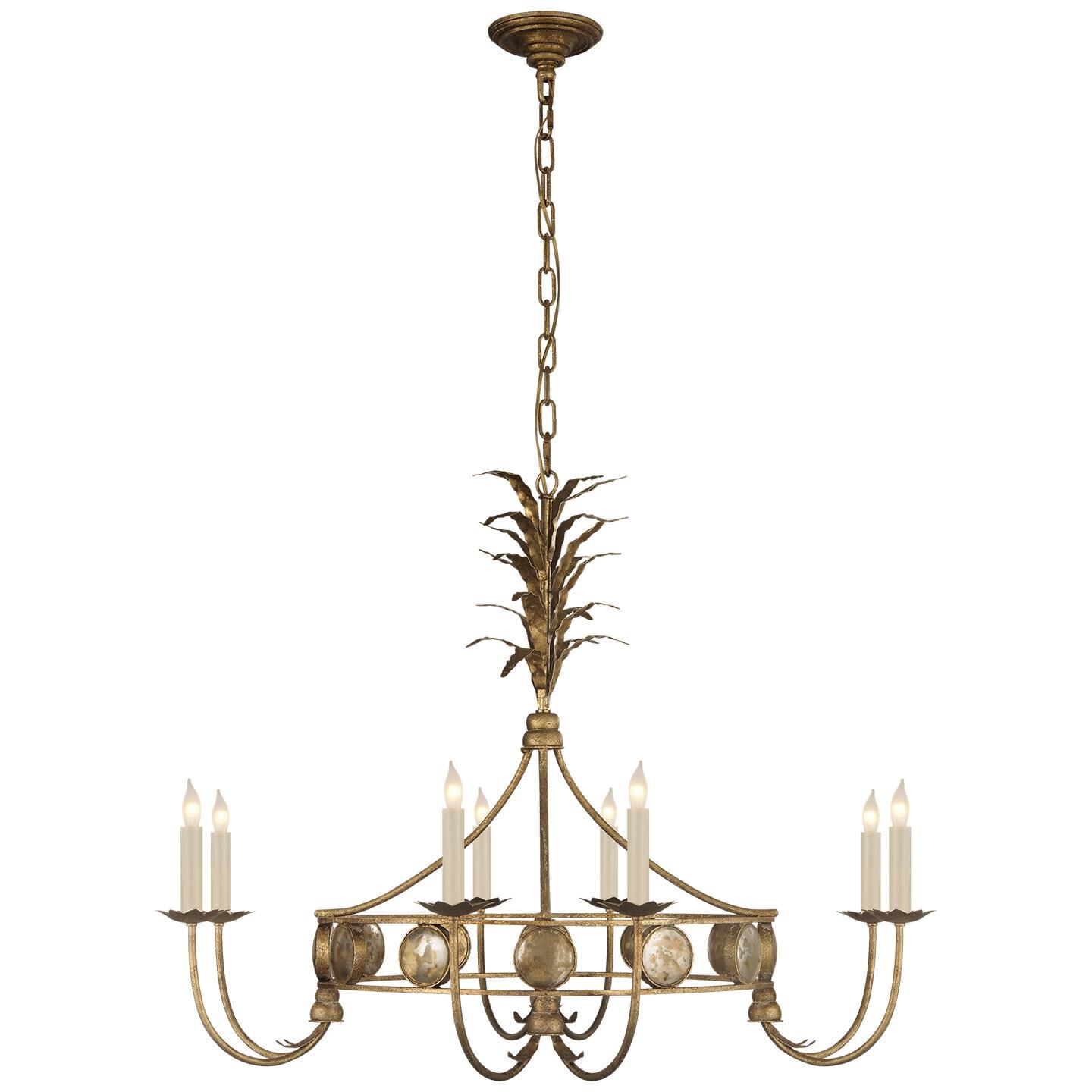 Chapman & Myers Gramercy 36 Inch 8 Light Chandelier by Visual Comfort Signature Collection