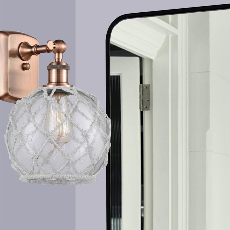 Bruno Marashlian Farmhouse Rope 13 Inch Wall Sconce by Innovations Lighting